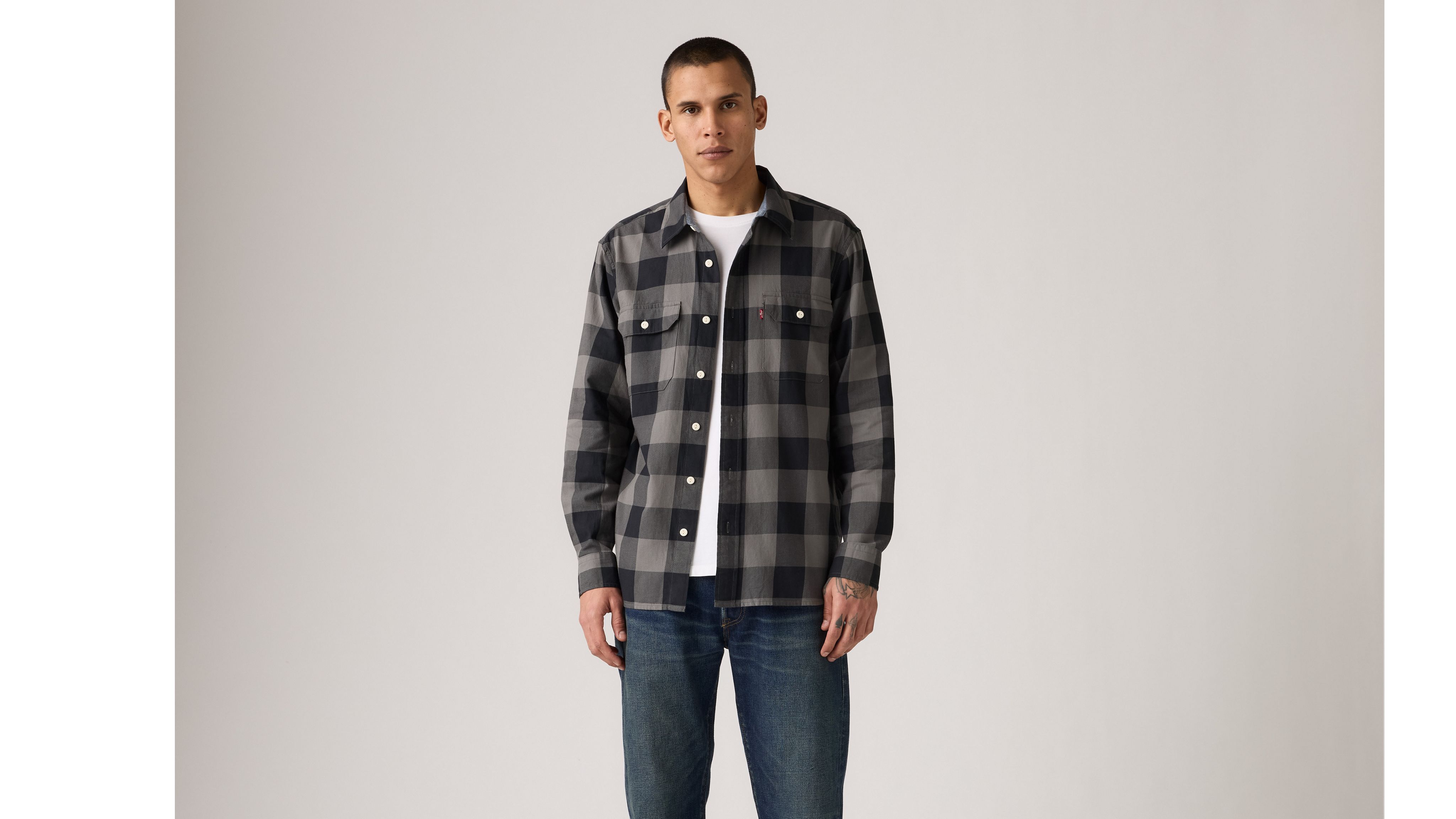 Levi's Jackson Worker Overshirt In Pattern