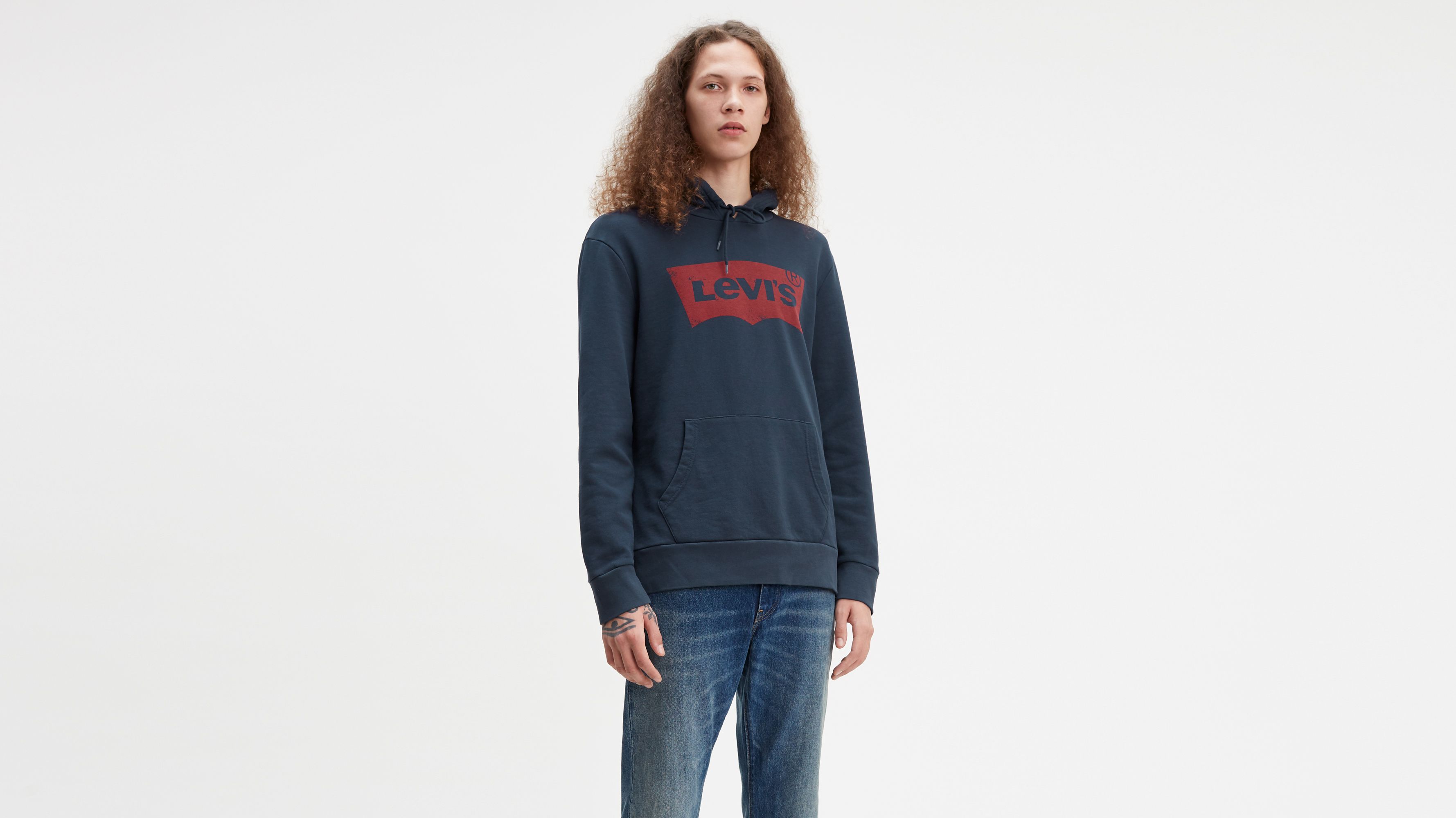 Graphic Pullover Hoodie - Blue | Levi's® GI