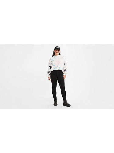리바이스 Levi 311 Shaping Skinny Womens Jeans,Ultra Black