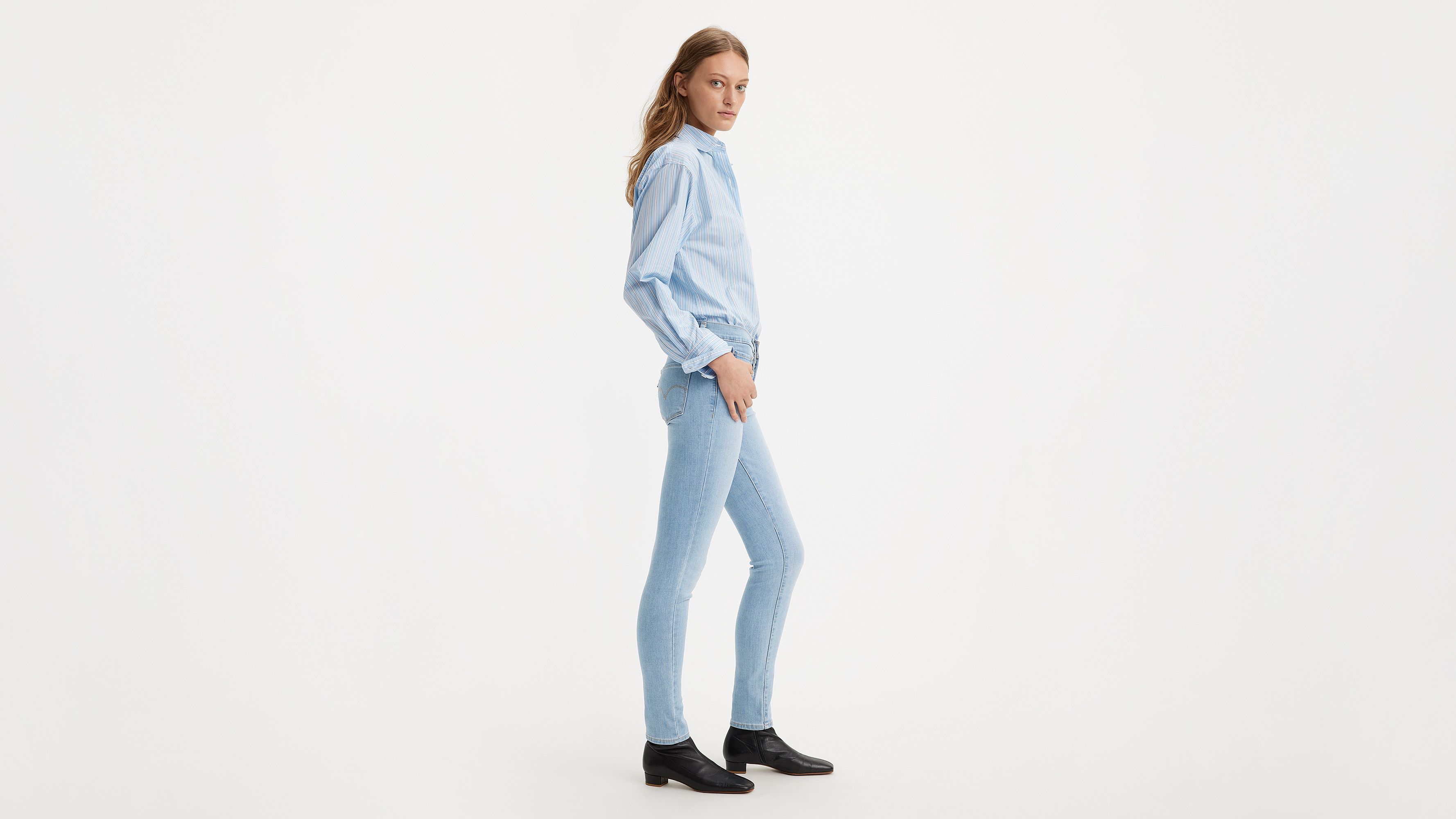 311™ Shaping Skinny Slit Hem Jeans - Blue