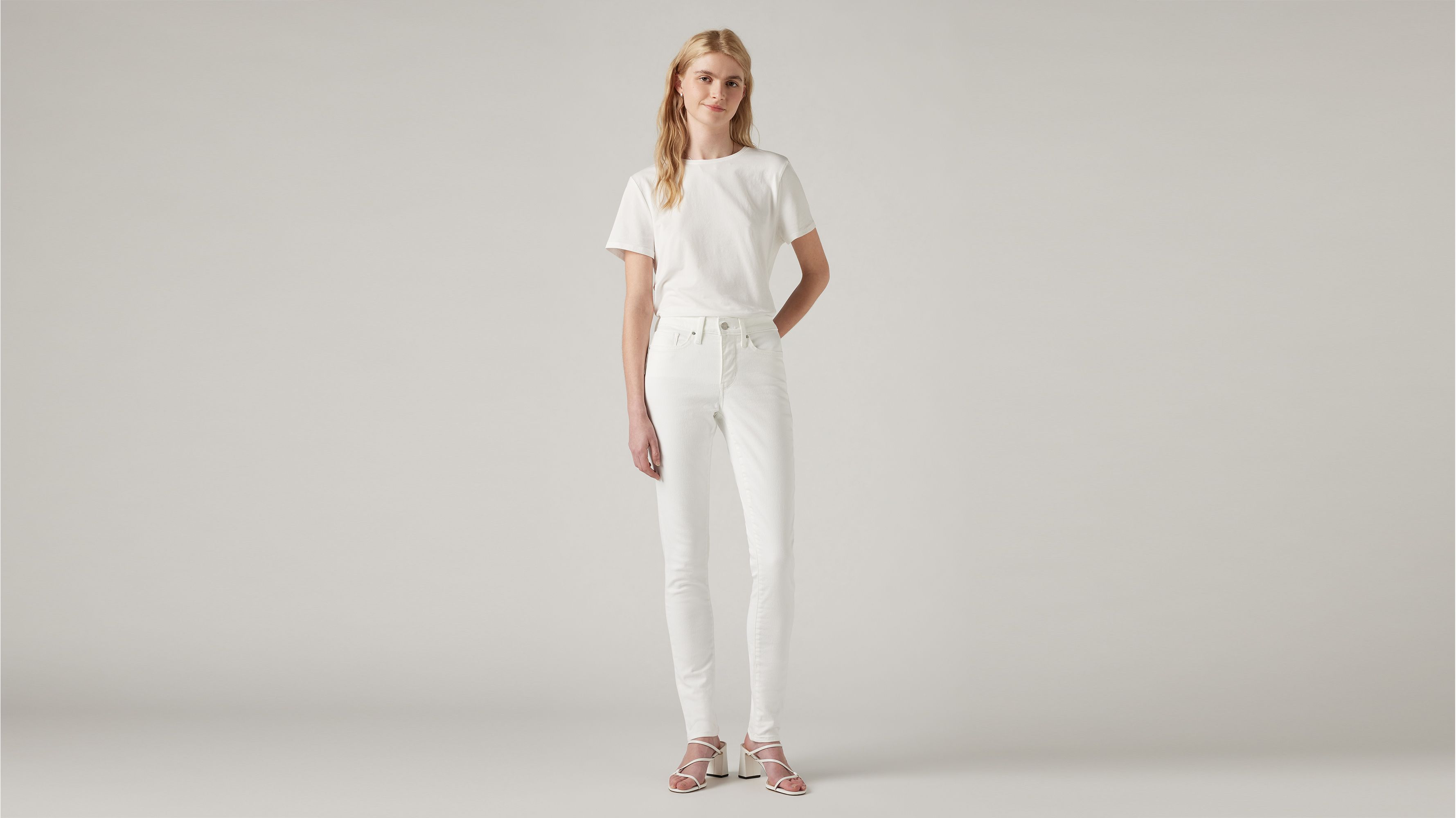 Ssheena Joplin tapered jeans - White