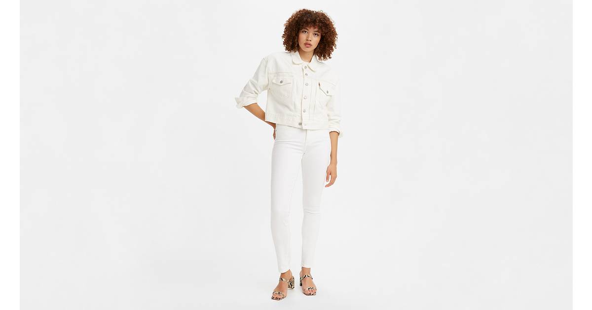 311 Shaping Skinny Women's Pants - White | Levi's® CA