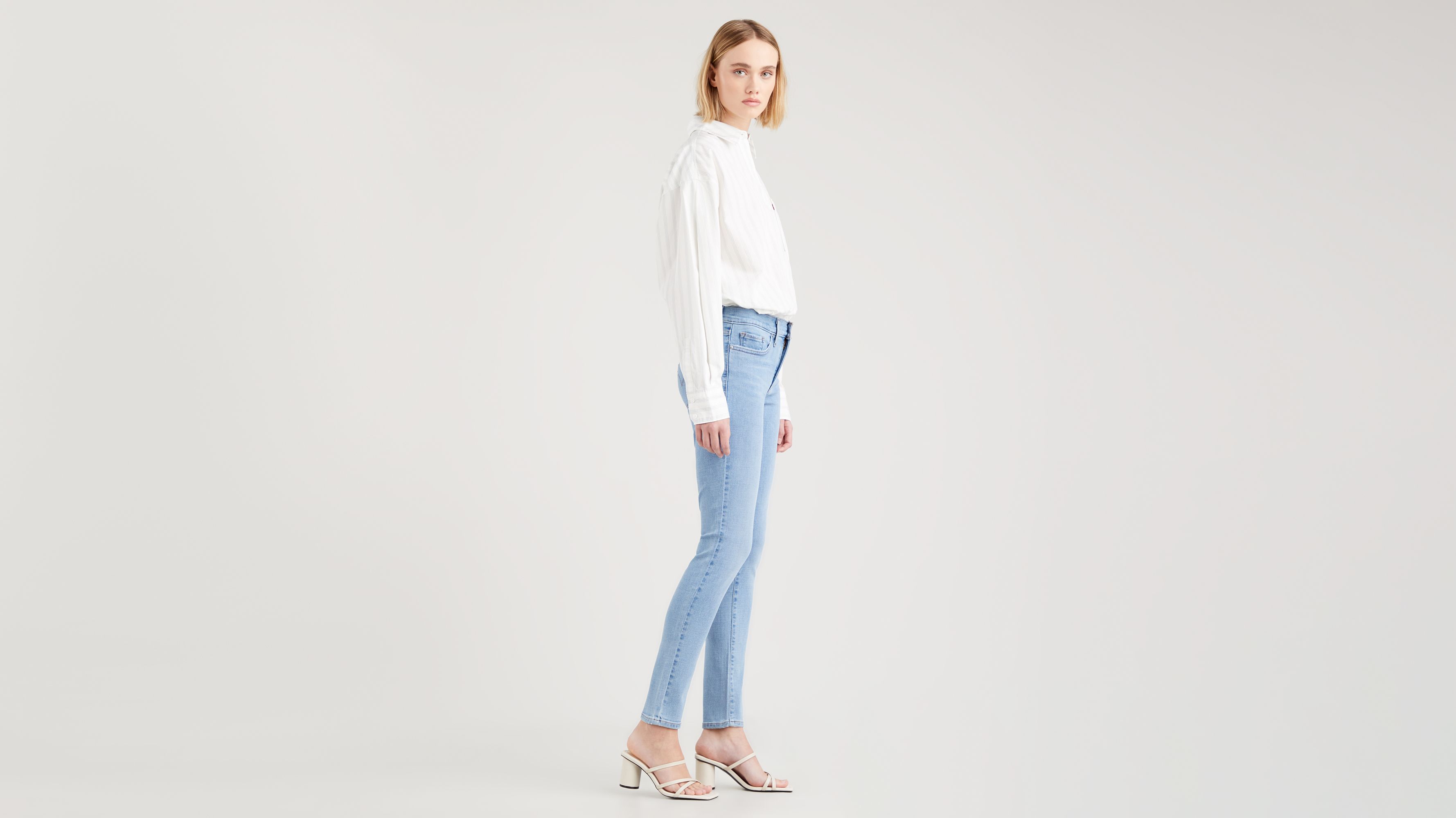 levi's 311 shaping skinny grey