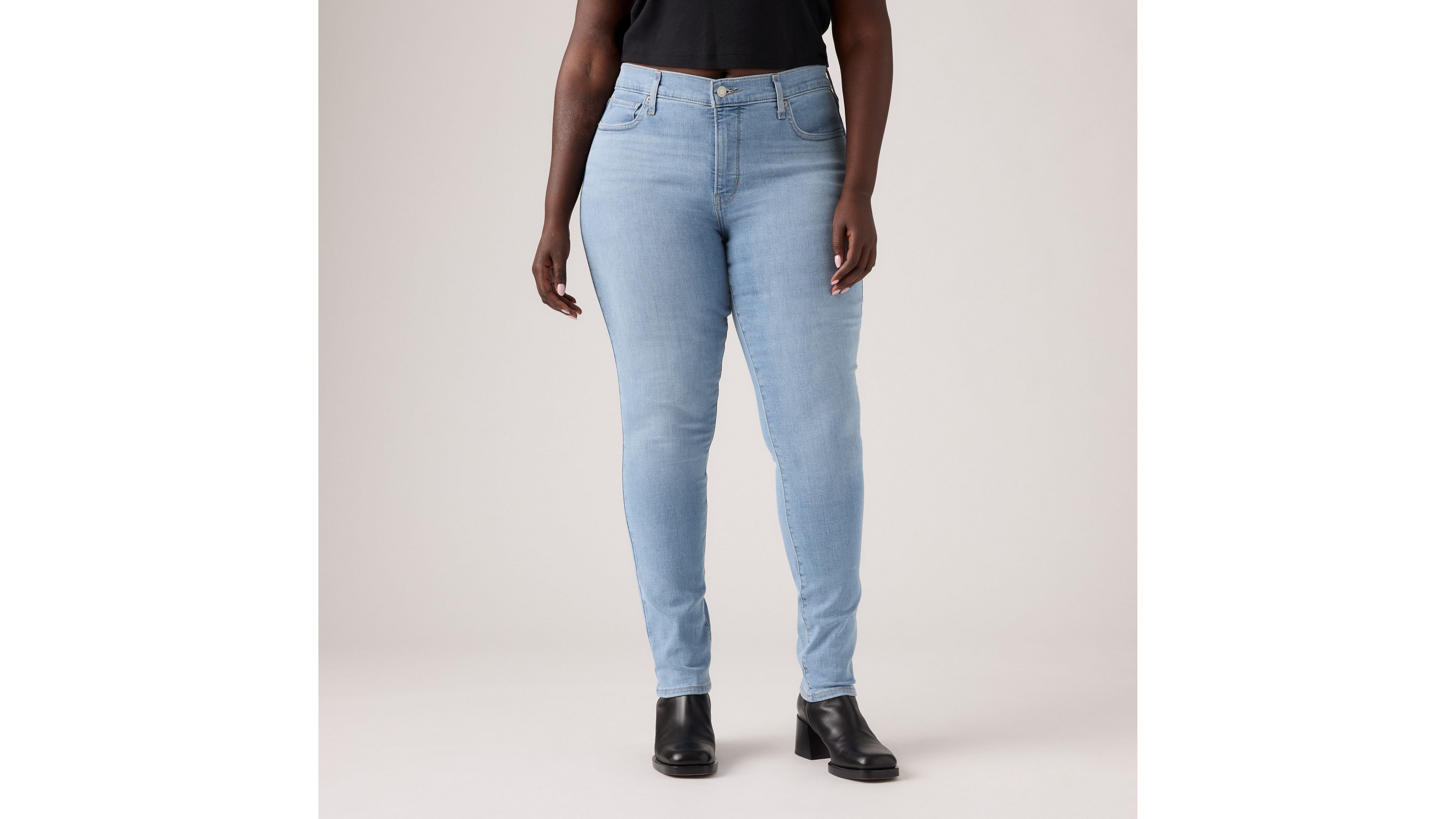 星羽さん専用DIANTE SKINNY DENIM Cropped skinny jeans