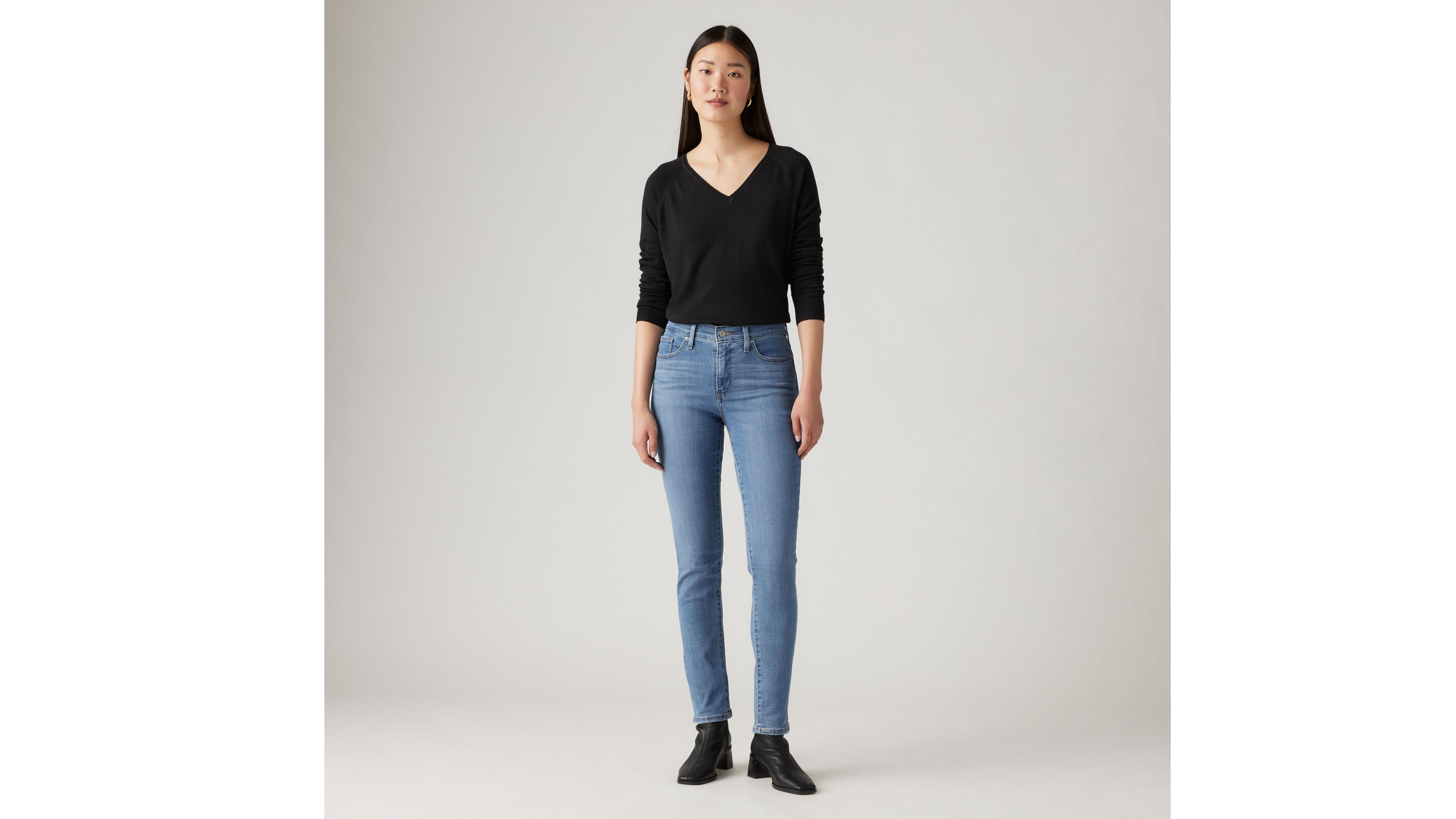 Blue Skinny Jeans for Women  SOUL OF NOMAD Women's Denim Akira Miramar