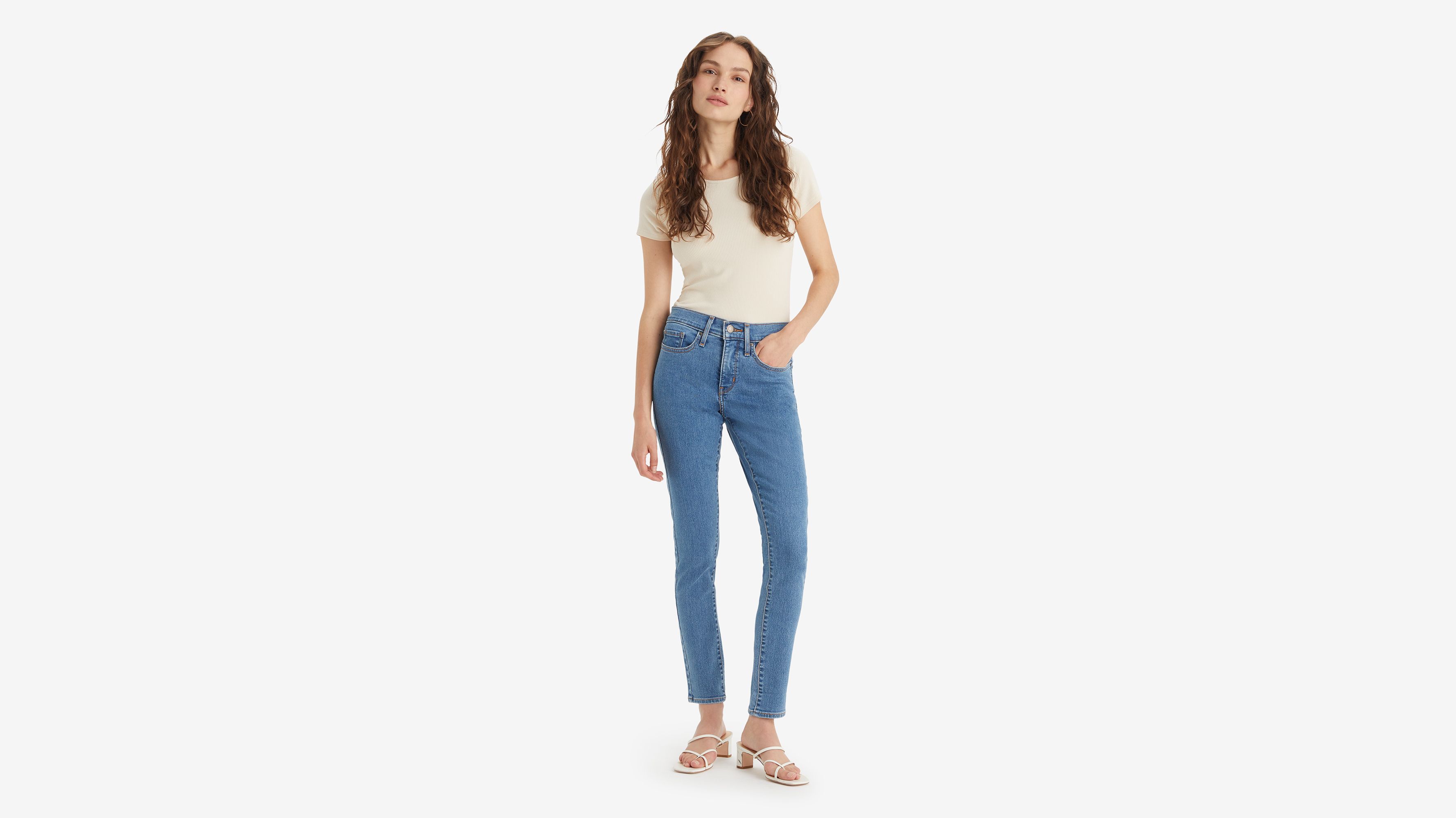 311™ Shaping Skinny Jeans - Blue | Levi's® GB