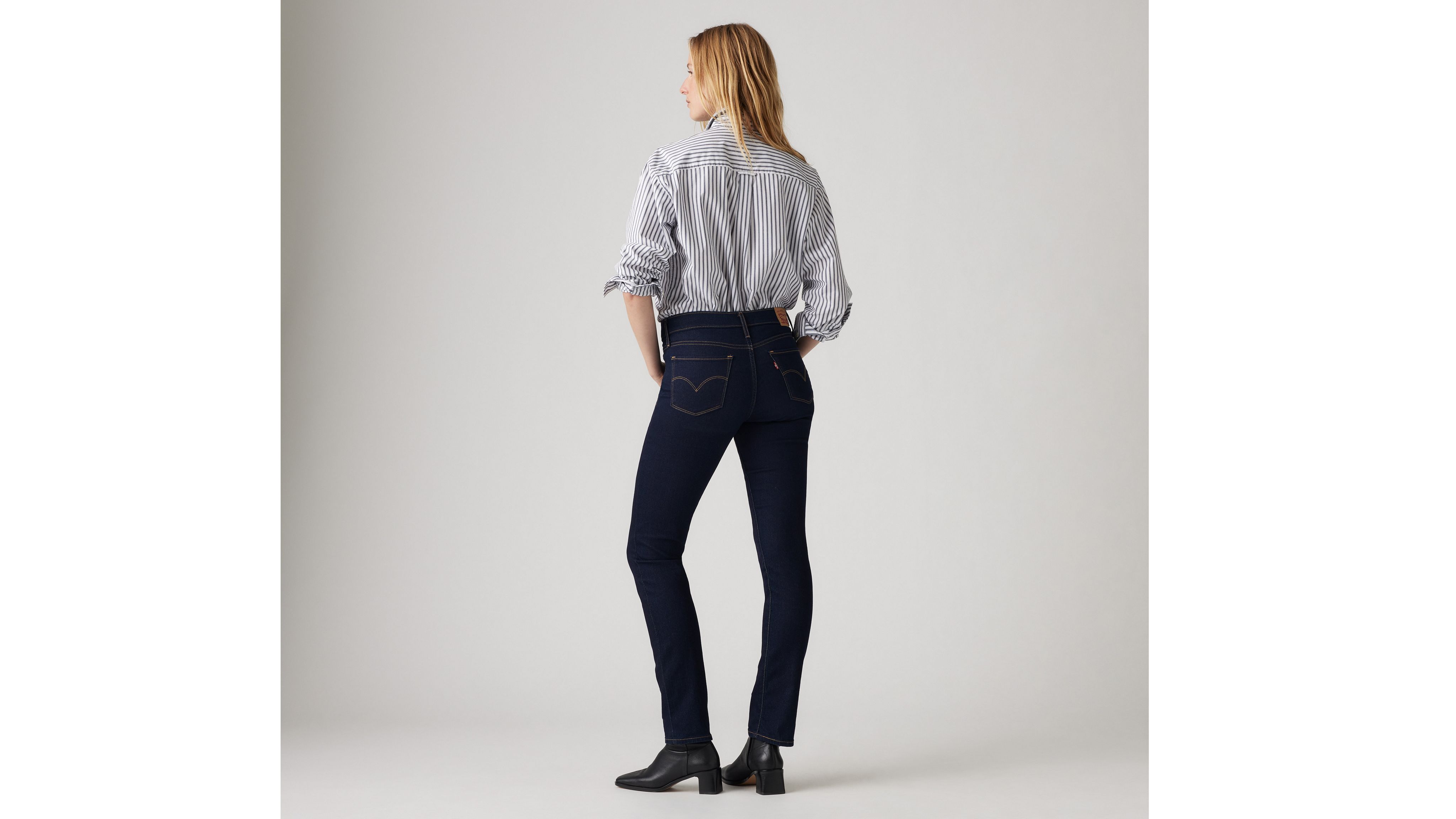 PAIDAXING Hot Pants for Women Sexy Jeans Slim High Women's Pants