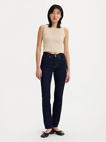 리바이스 Levi 312 Shaping Slim Womens Jeans,Darkest Sky - Dark Wash