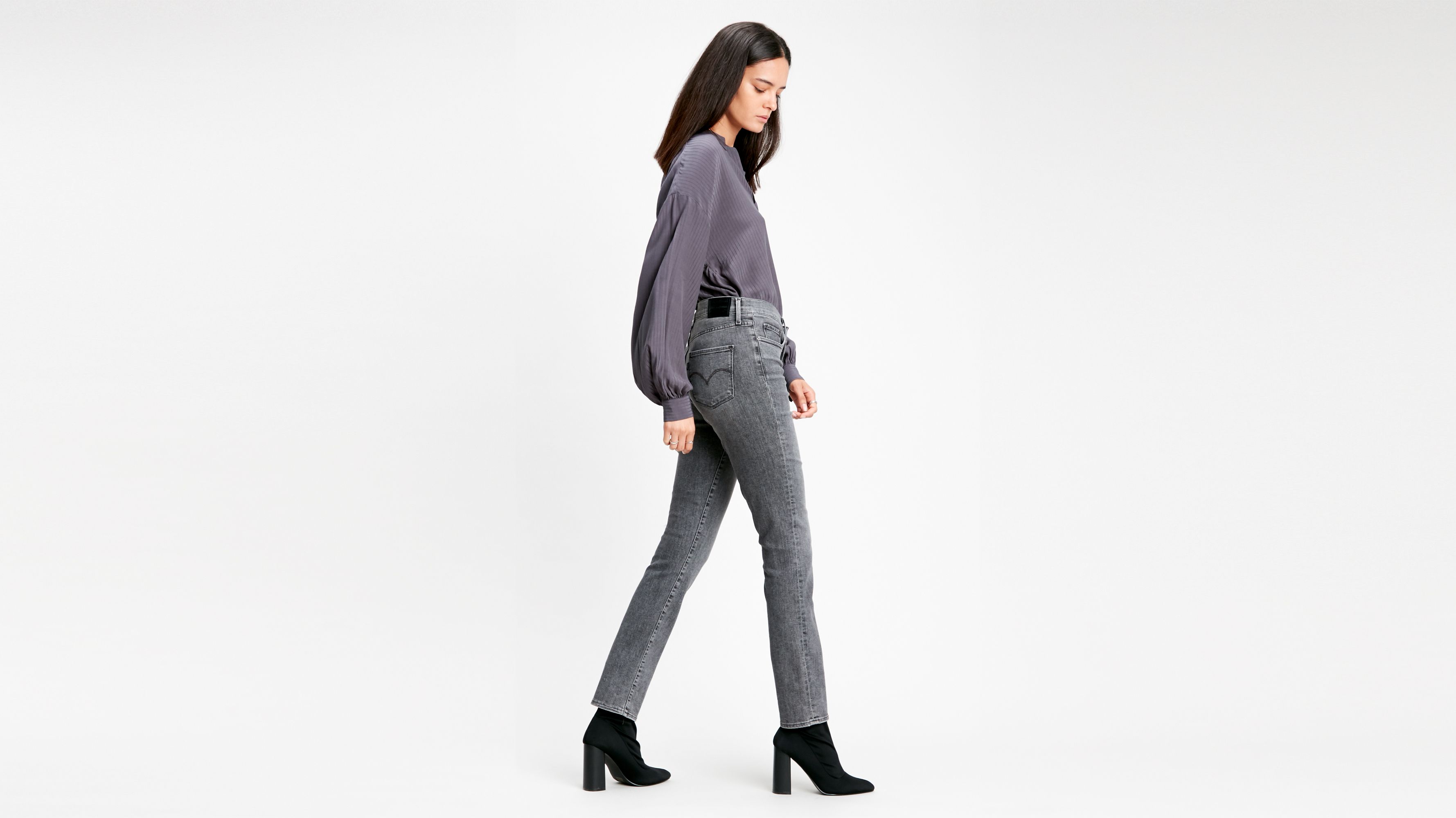 levis 312 shaping slim grey