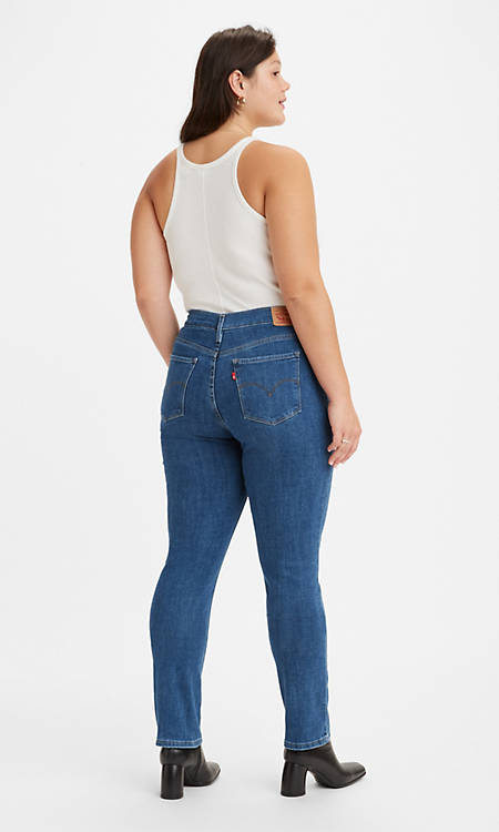 Levi’s® 312 Shaping Slim Jeans Women’s Dark Blue Vintage Soft Stretch 