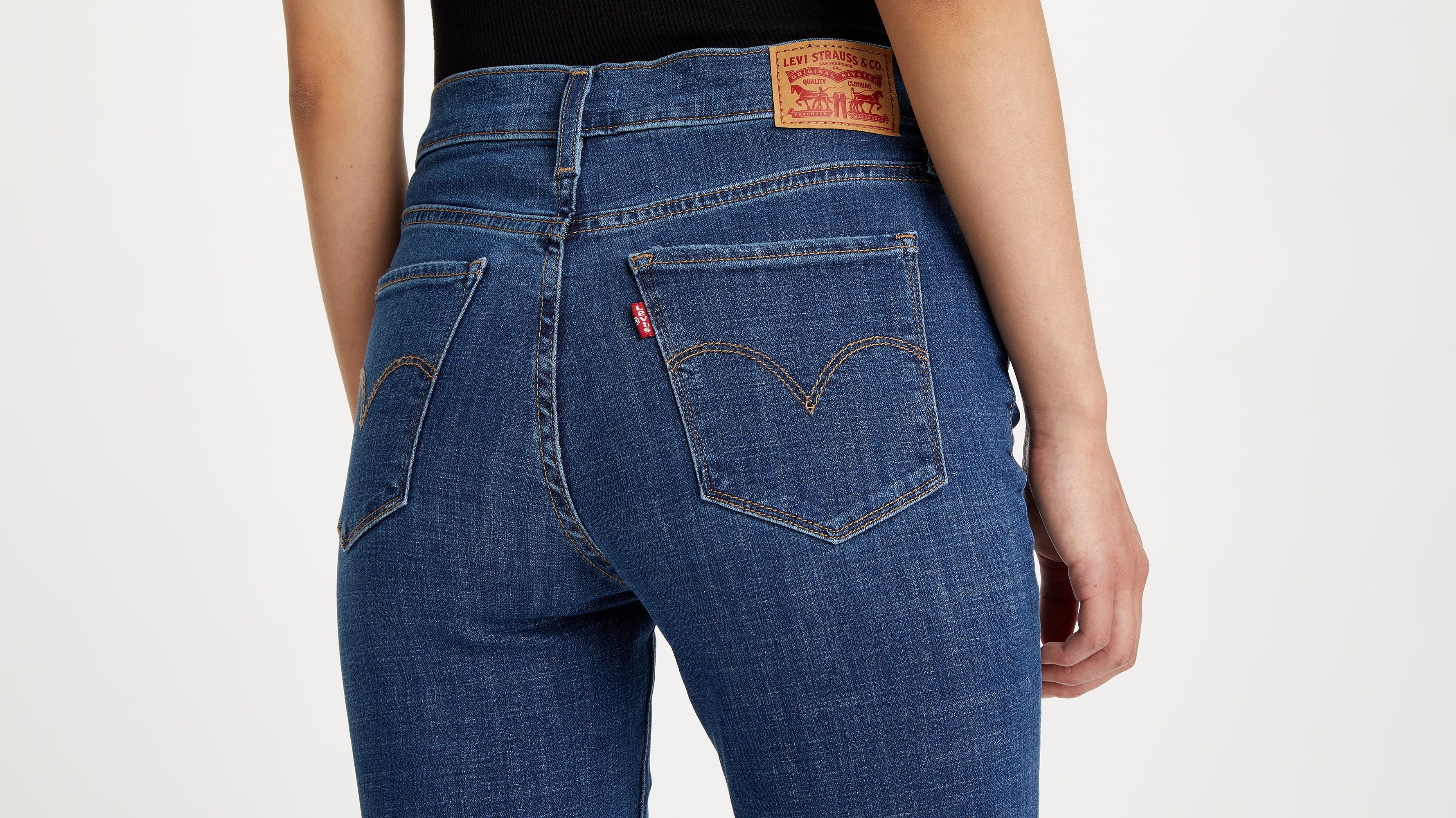 312™ Shaping Slim Jeans - Blue | Levi's® IE