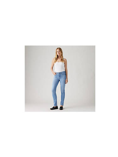 리바이스 Levi 312 Shaping Slim Womens Jeans,Tribeca Sun - Medium Wash