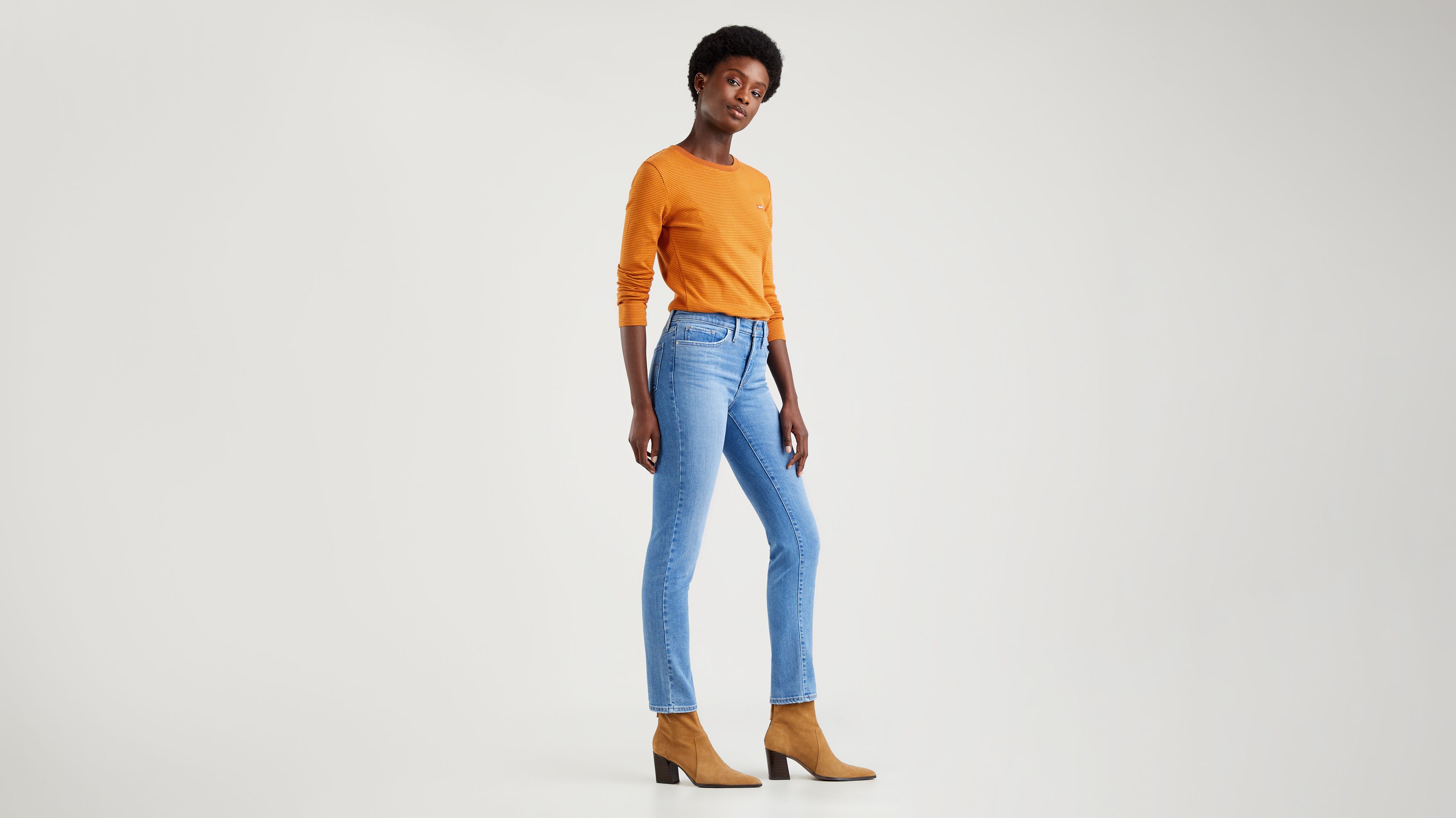 312™ Shaping Slim Jeans - Blue | Levi's® MT