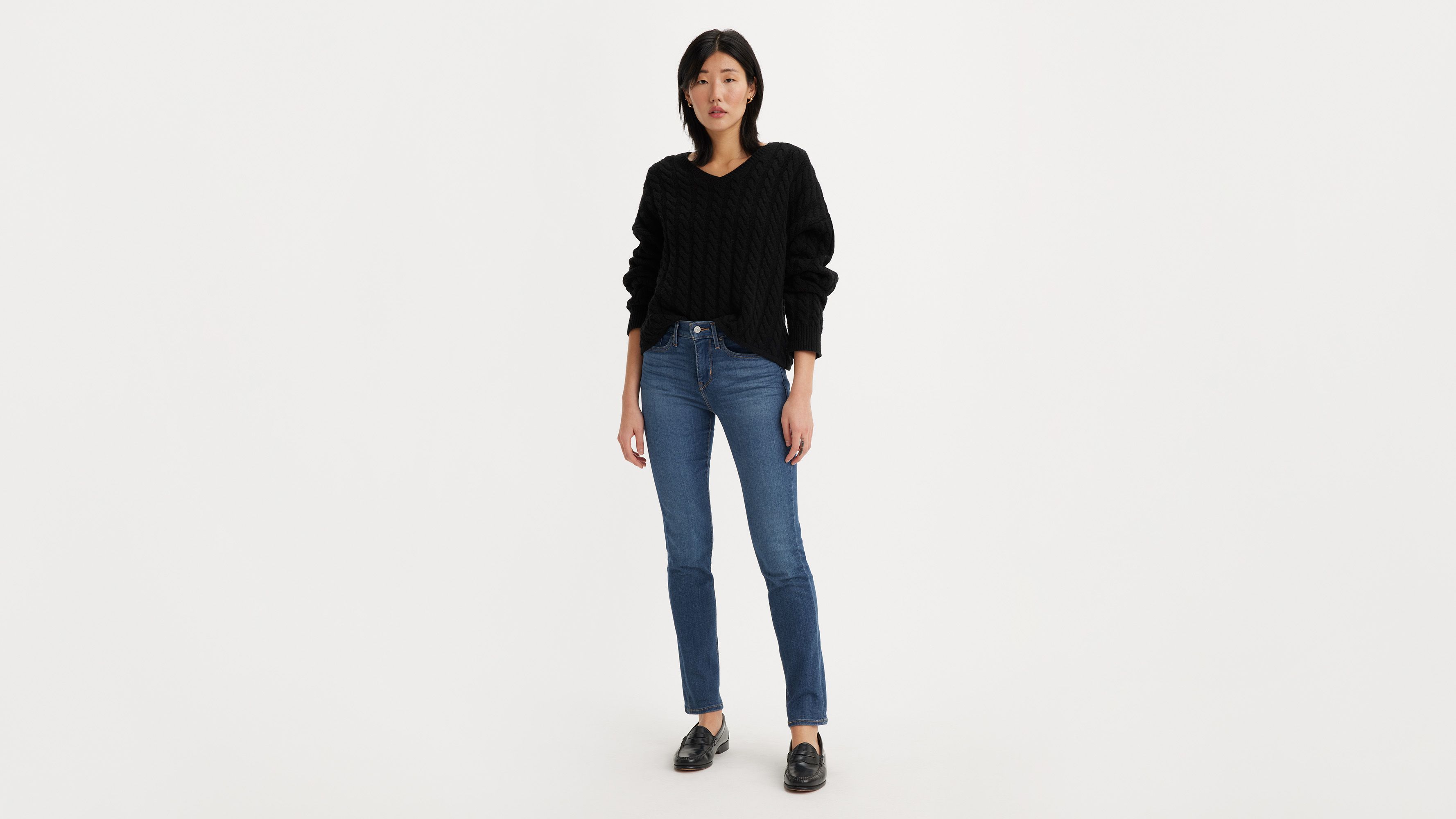 Levi's runaround super skinny black best sale