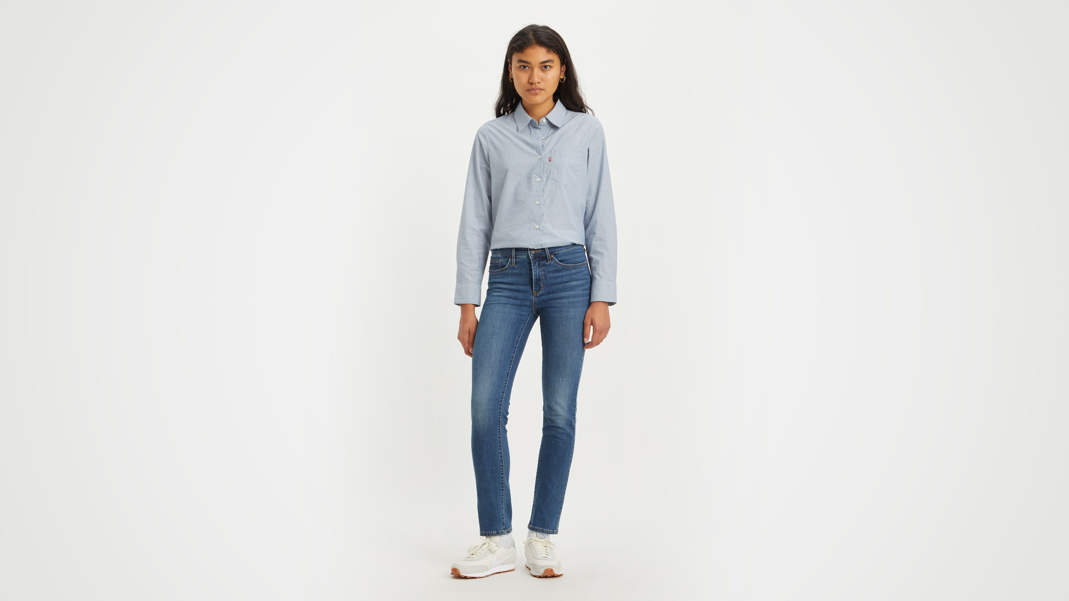 312™ Shaping Slim Jeans - Blue | Levi's® CZ