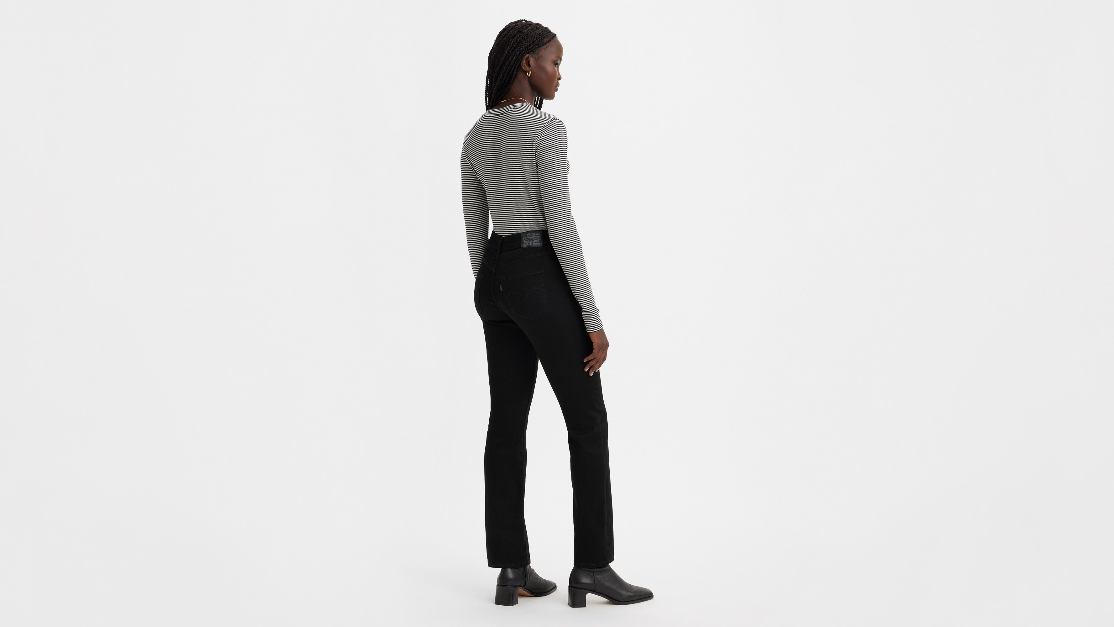 Levi's shaping store straight jeans