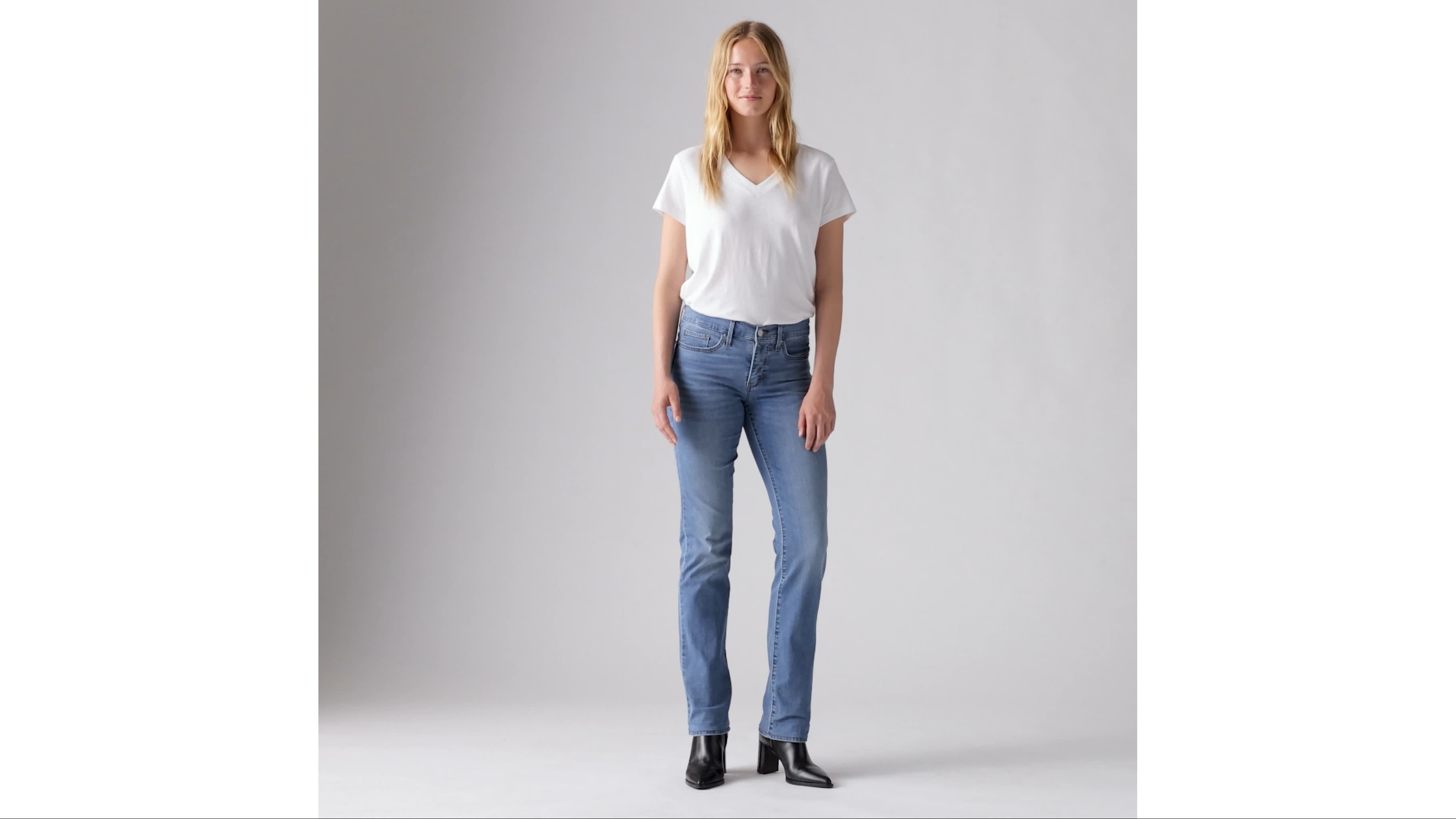 福袋 オンライン Straight Shaping 314 Women's US Levi's® | White - Jeans ゲーム