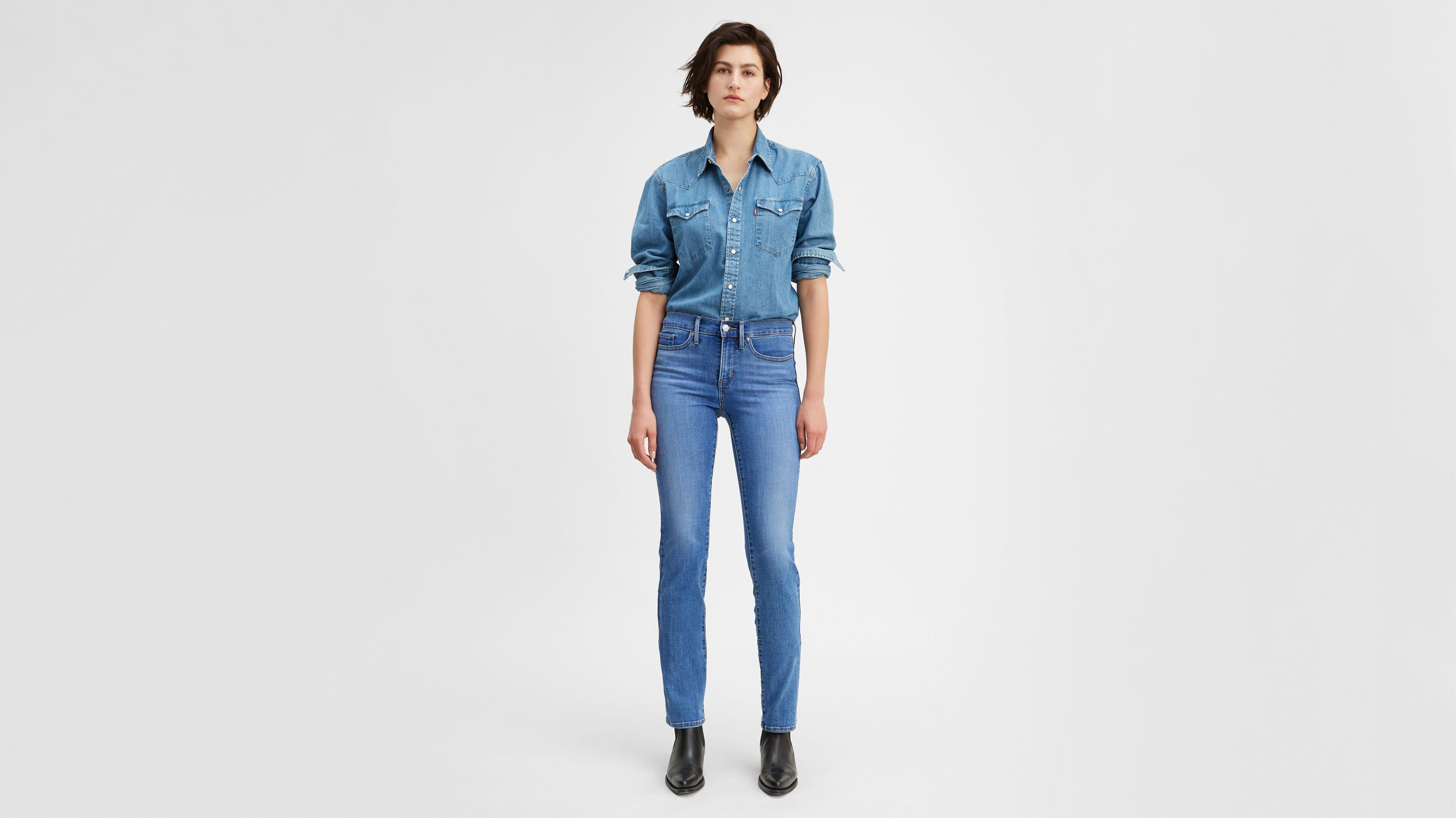 Levis 314 shaping store straight women's jeans