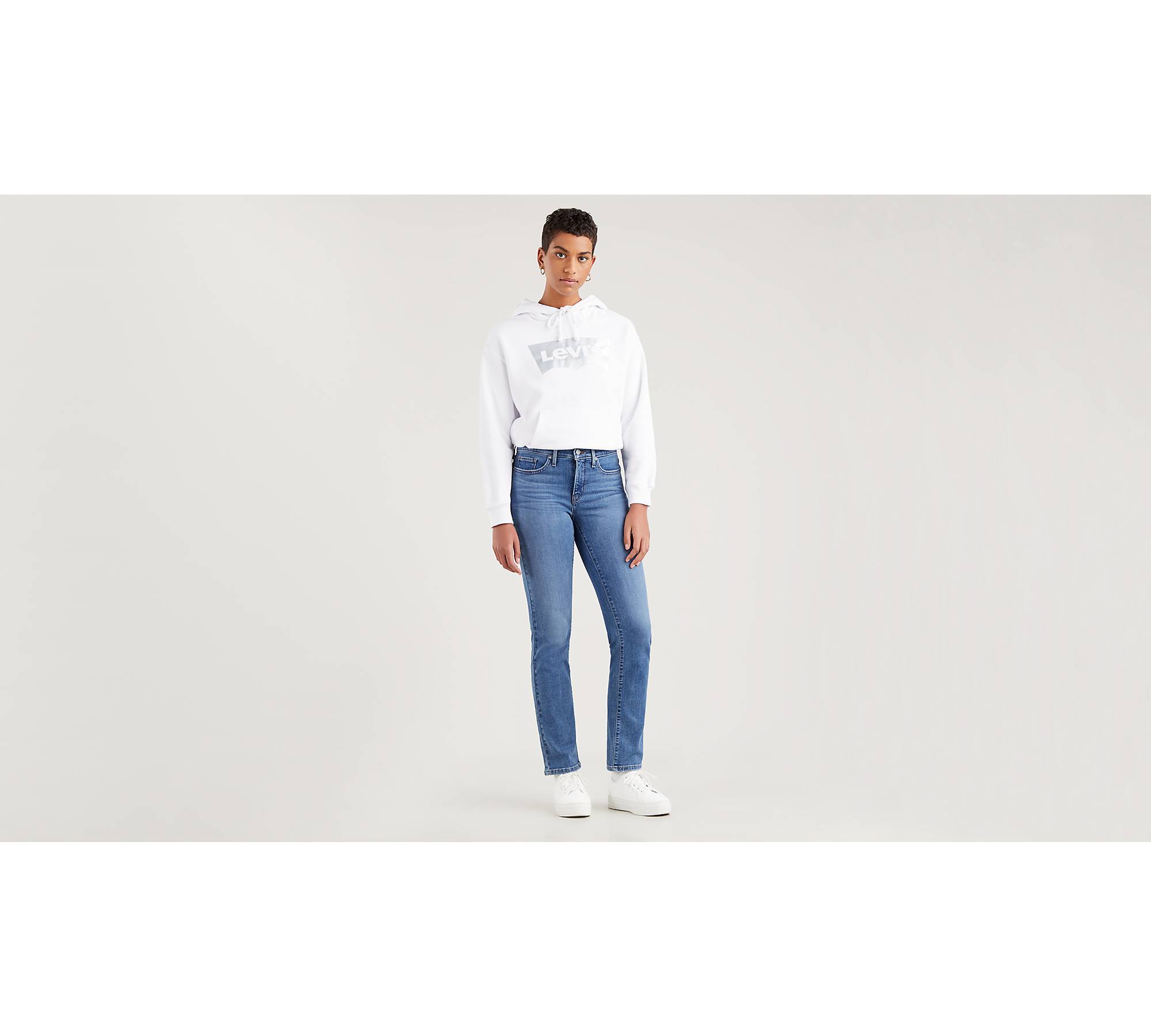 314™ Shaping Straight Jeans - Blue | Levi's® XK