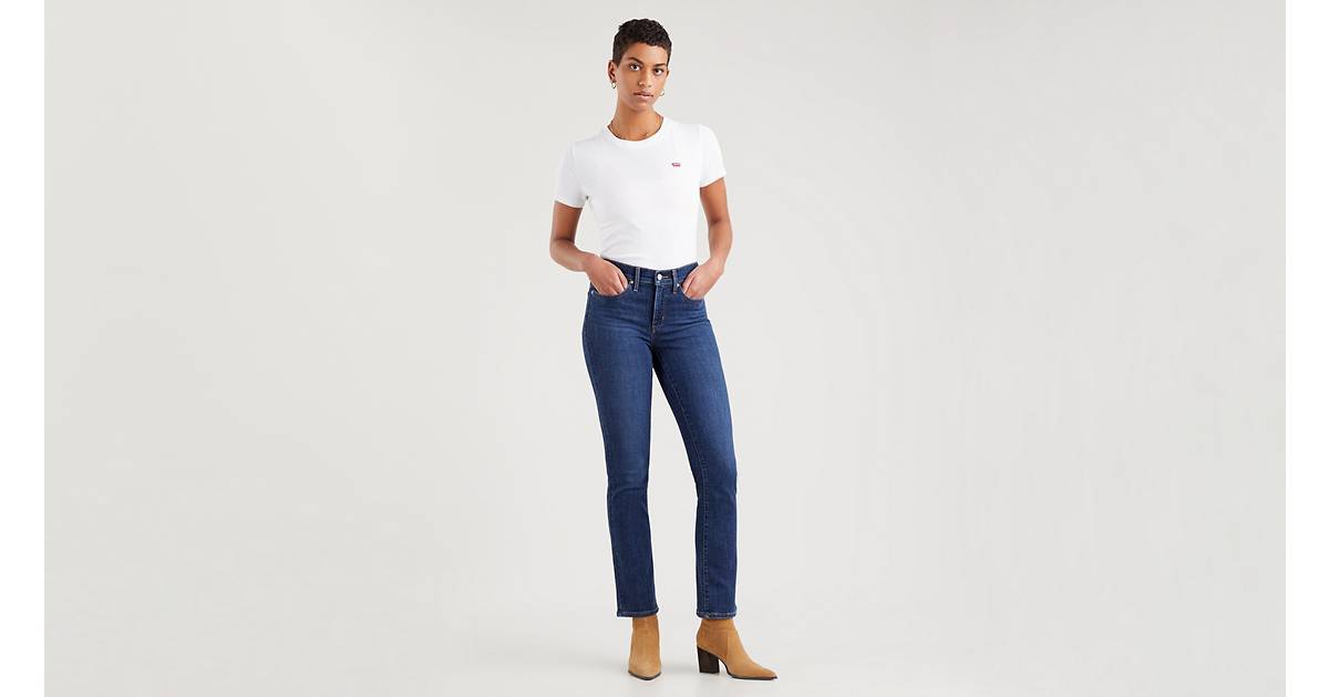 314™ Shaping Straight Jeans - Blue | Levi's® IE