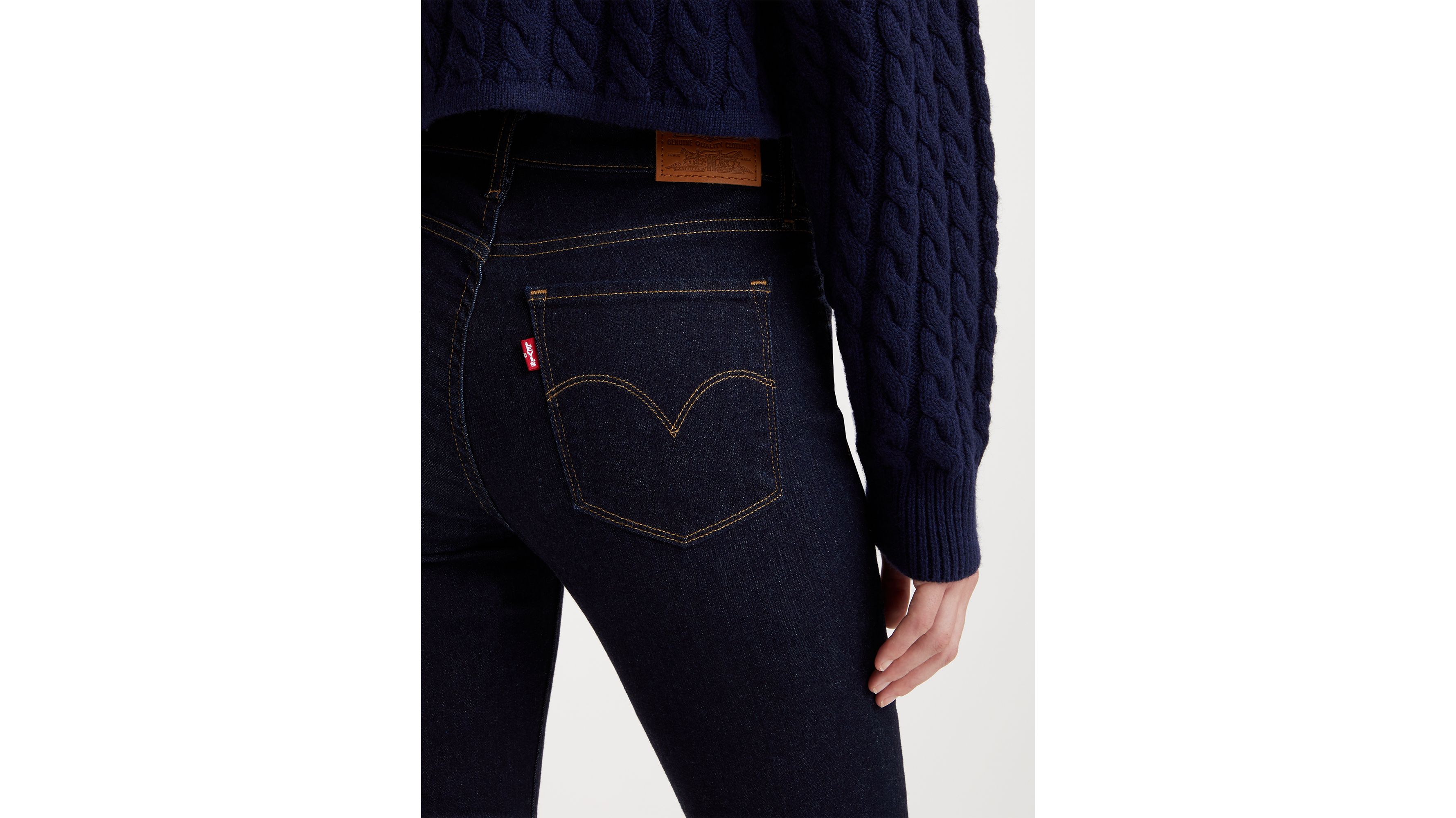 Levi's 314 Shaping Straight Women's Jeans 28x30 In Blue Wave Rinse