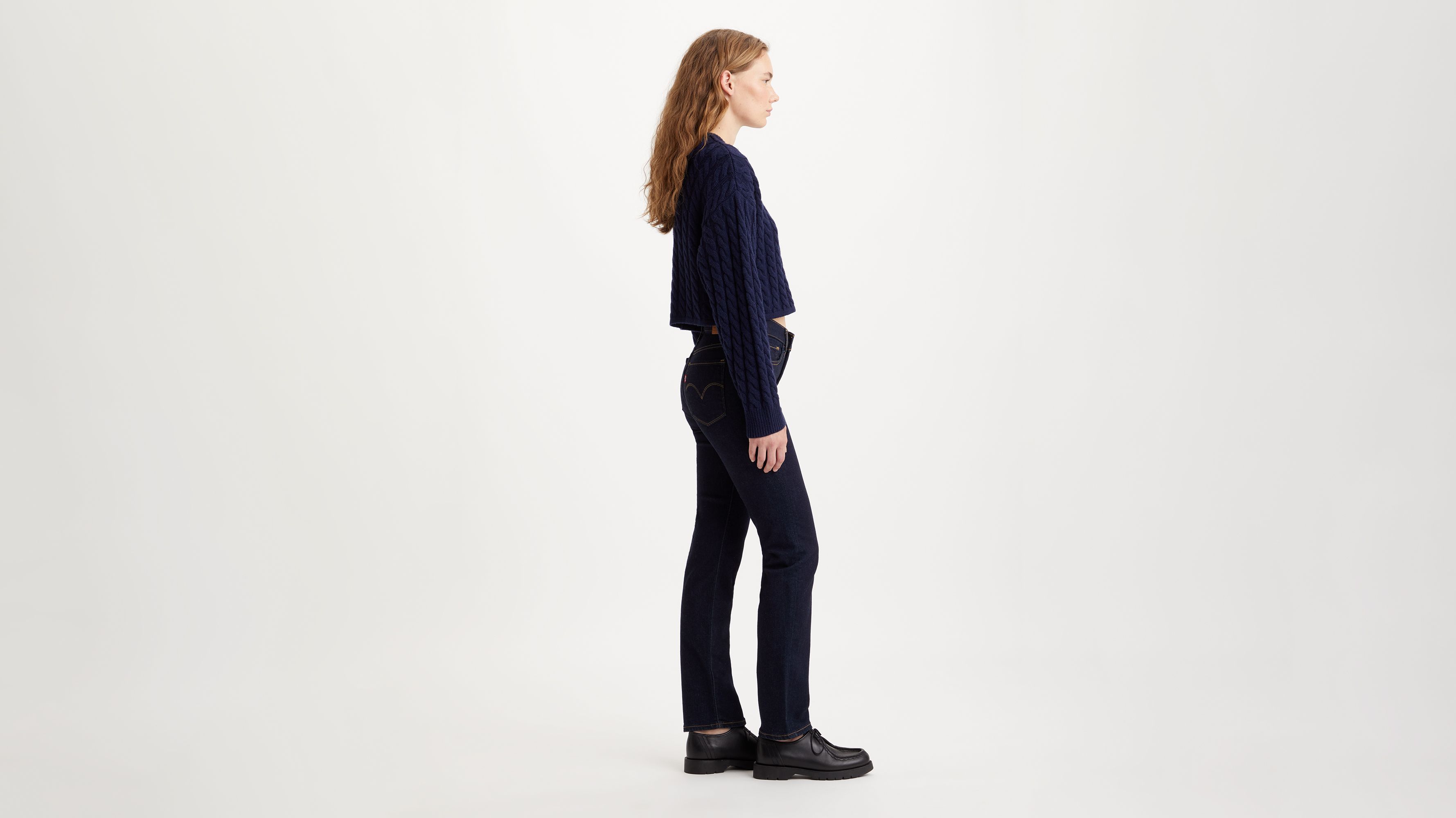 Levi's 314 Shaping Straight Women's Jeans 28x30 In Blue Wave Rinse