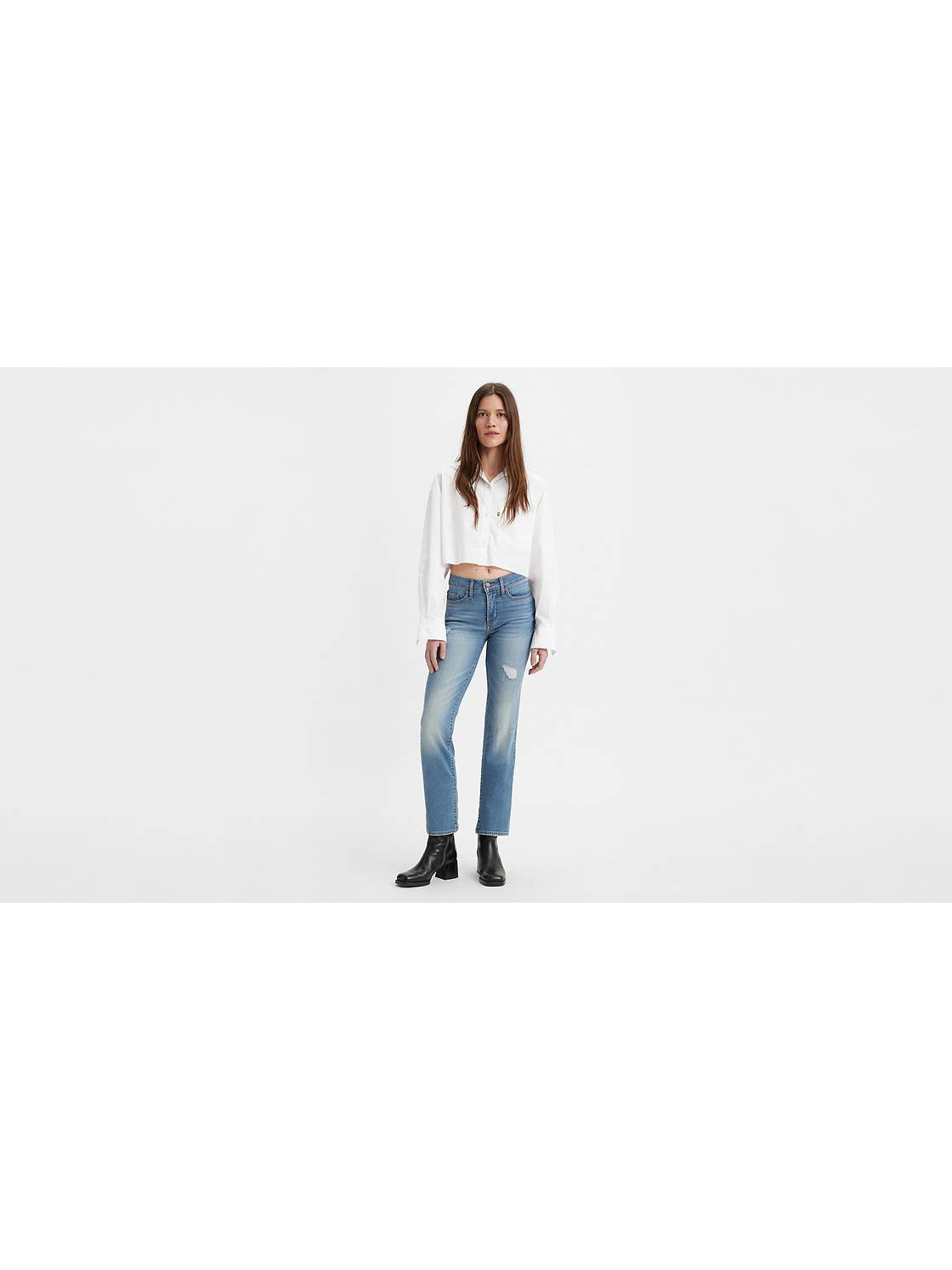 Lauren Conrad Jeans Womens Size 12 Color Blue Straight Leg Mid Rise Pants  NWOT