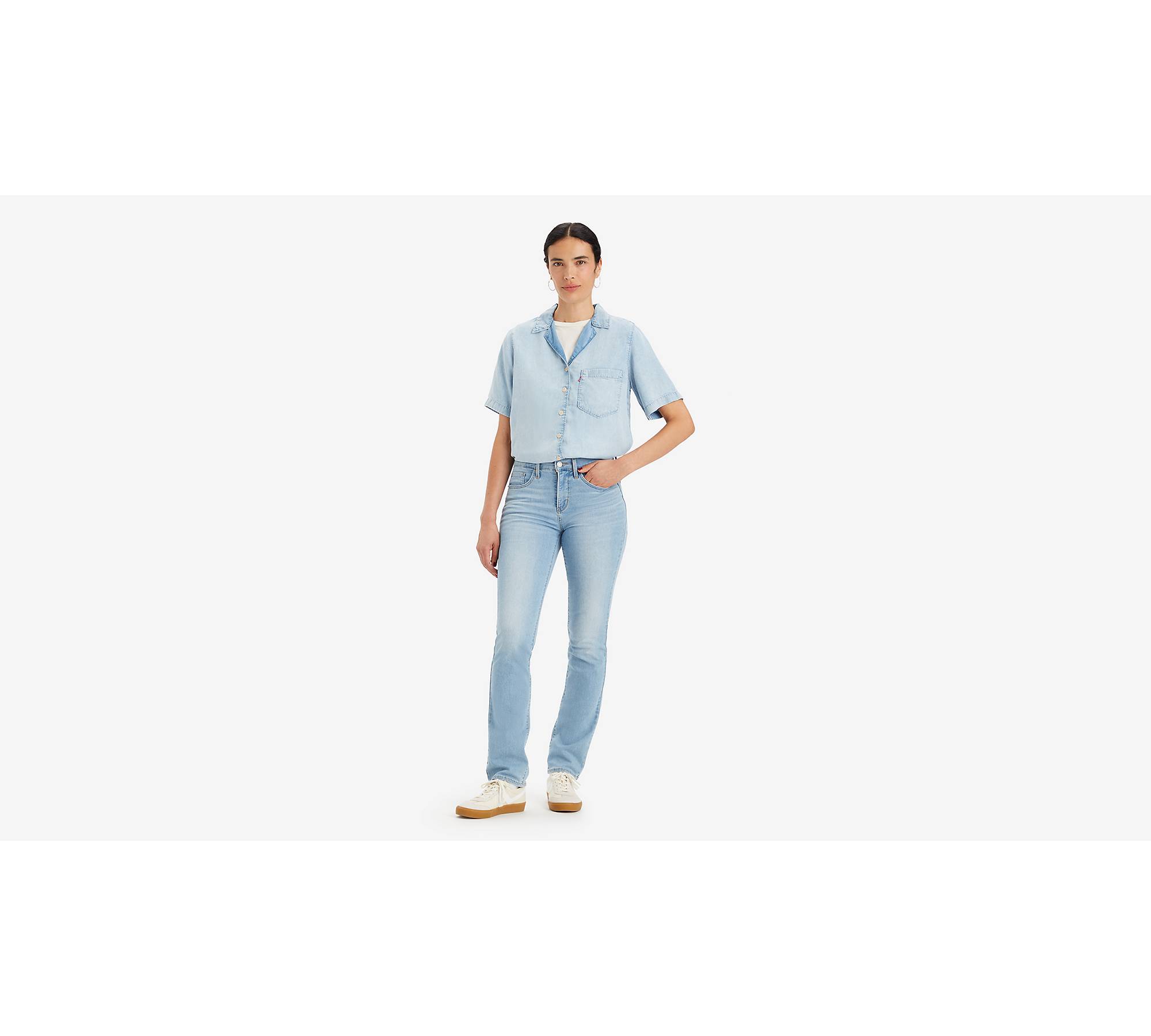 314™ Shaping Straight Jeans - Blue | Levi's® GB