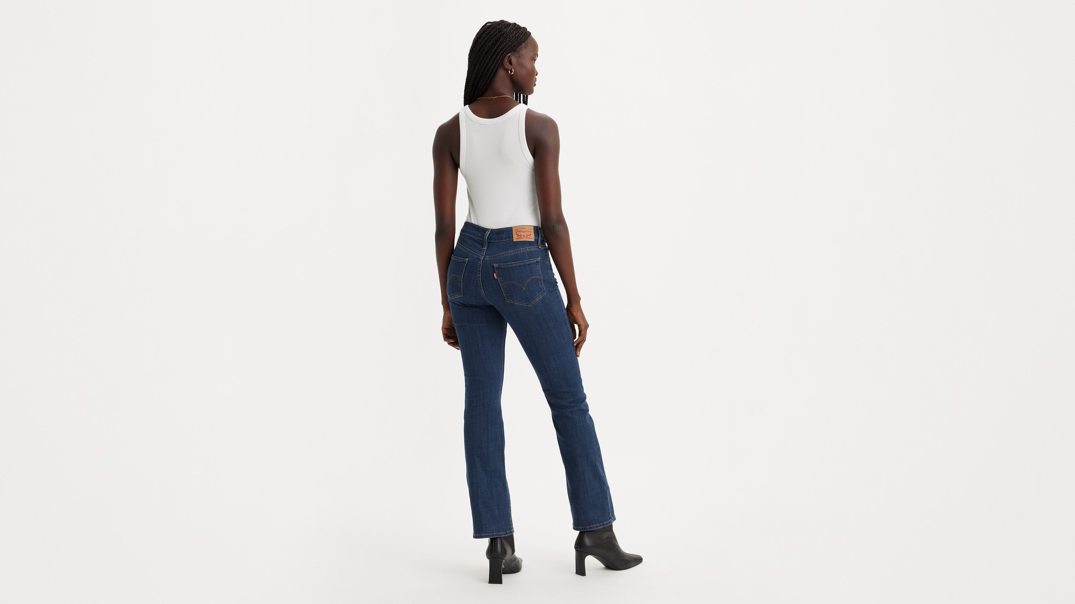 Levi's® Bootcut jeans 315 SHAPING BOOTCUT in 76 med indigo - worn in