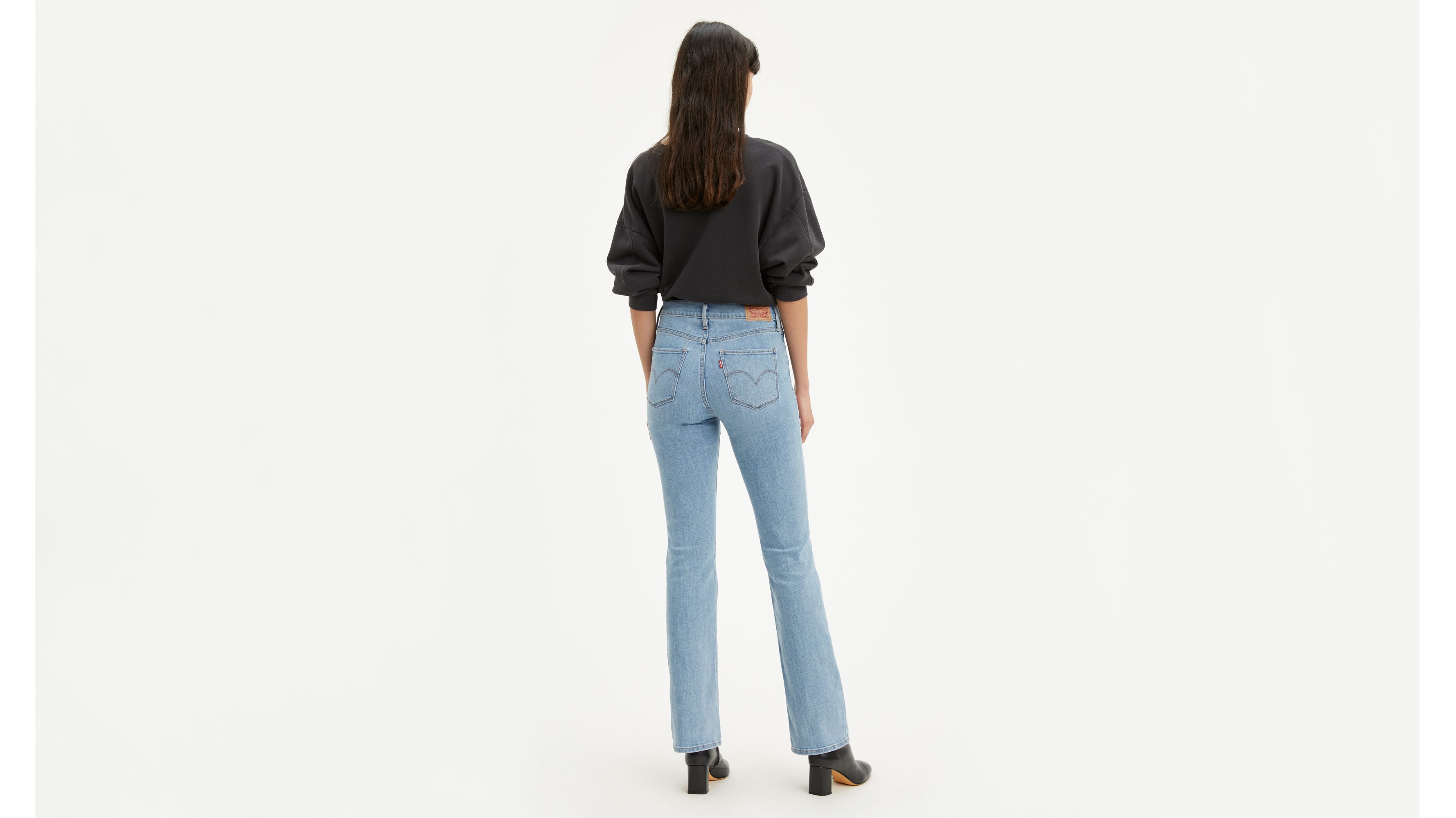 shaping bootcut regular jeans