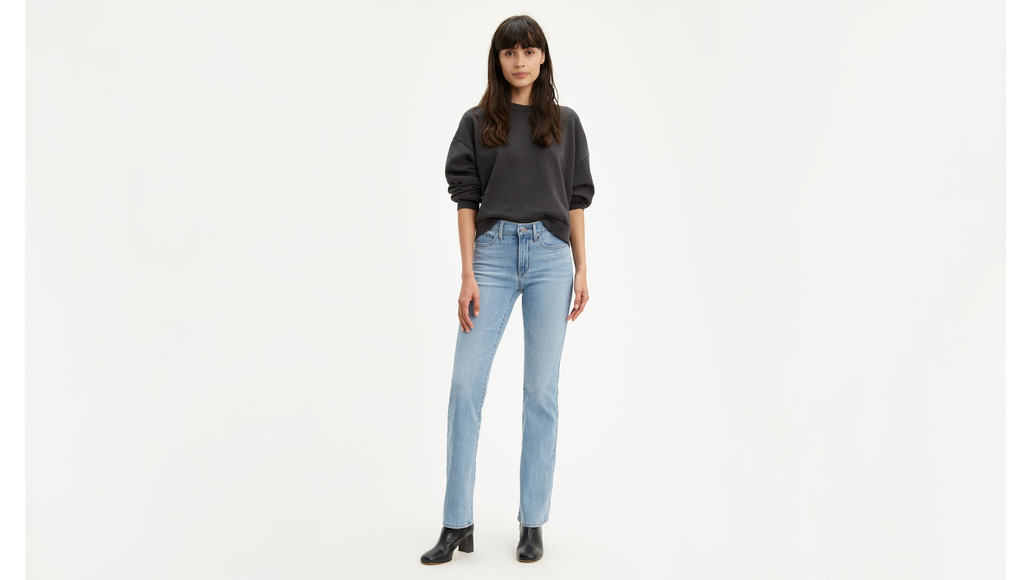 levi boot cut jeans womens