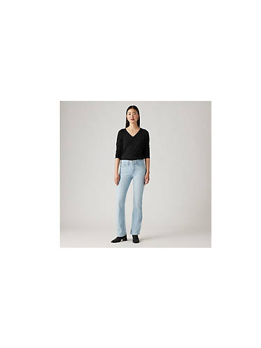 리바이스 Levi 315 Shaping Bootcut Womens Jeans,Slate Freeze - Medium Wash