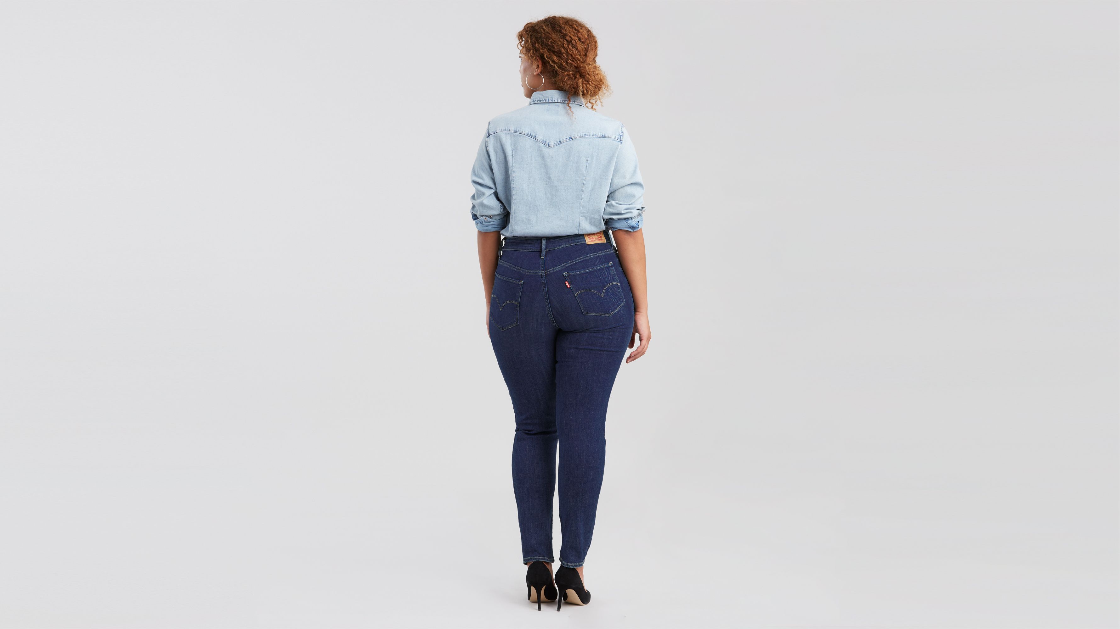 levi's 314 shaping straight jeans plus size