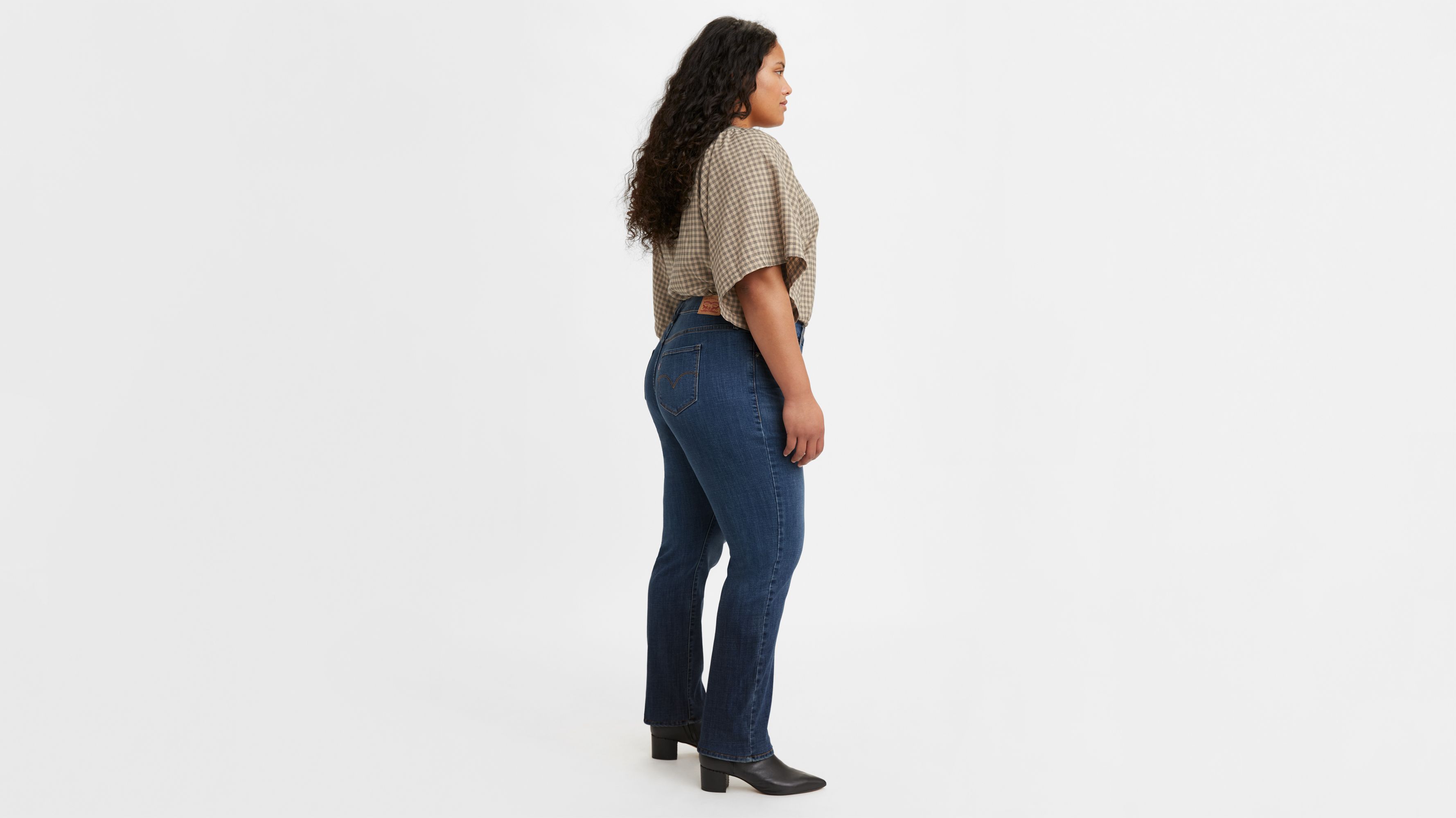 314 Shaping Straight Fit Women's Jeans (plus Size) - Dark Wash