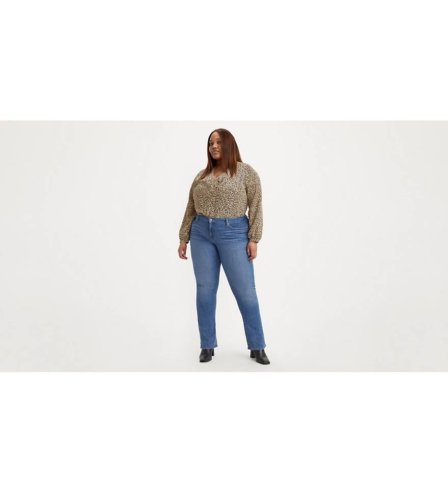 314 Shaping Straight Fit Women's Jeans (plus Size) - Medium Wash | Levi ...