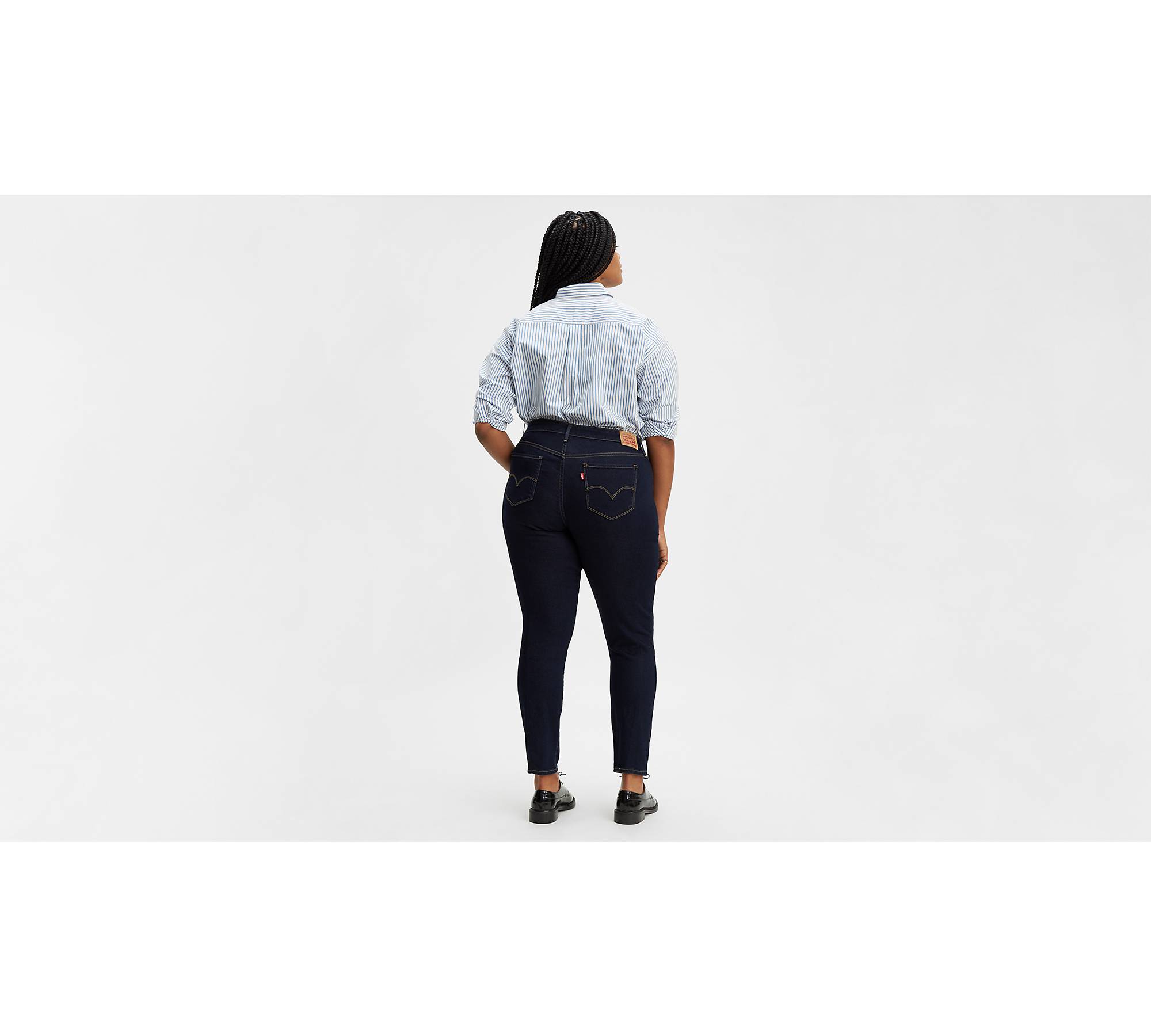 311 Shaping Skinny Capri Women's Jeans (plus Size) - Dark Wash