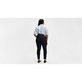 Levi's Women's 311 Shaping Mid Rise Skinny Jeans - Darkest Sky - Plus Size