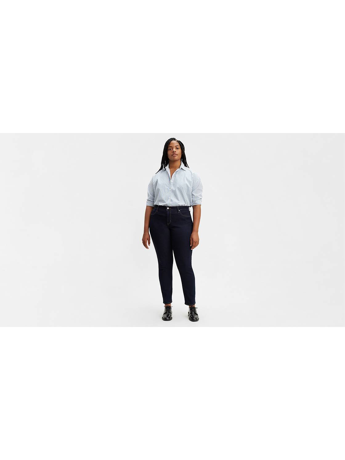 High Waisted Mom Women's Jeans (Plus Size)