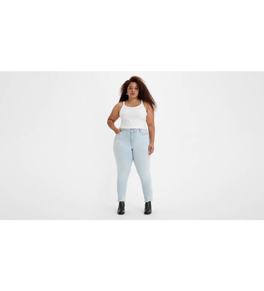 311 Shaping Skinny Women's Jeans (plus Size) - White