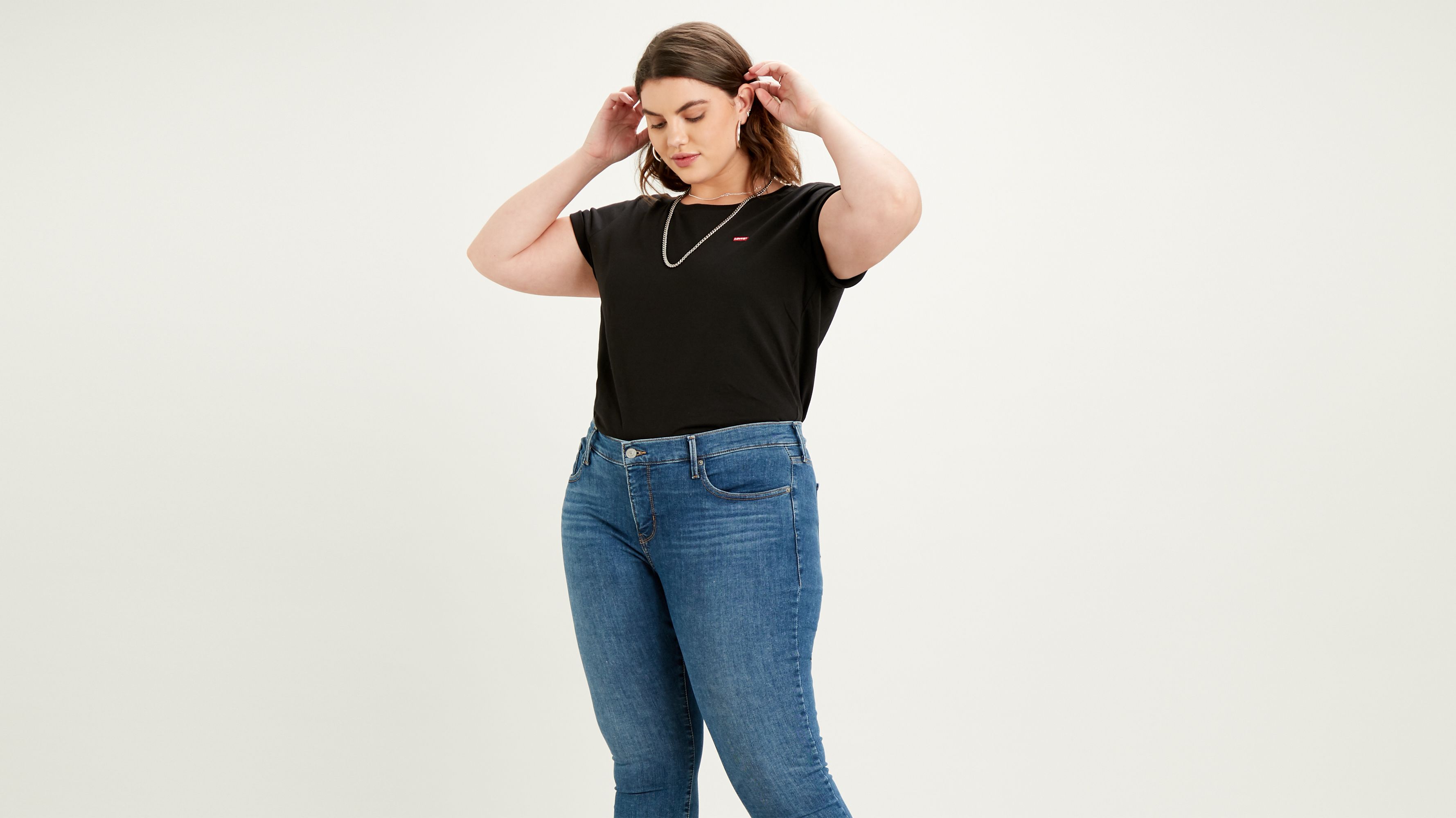 levi's plus size skinny jeans