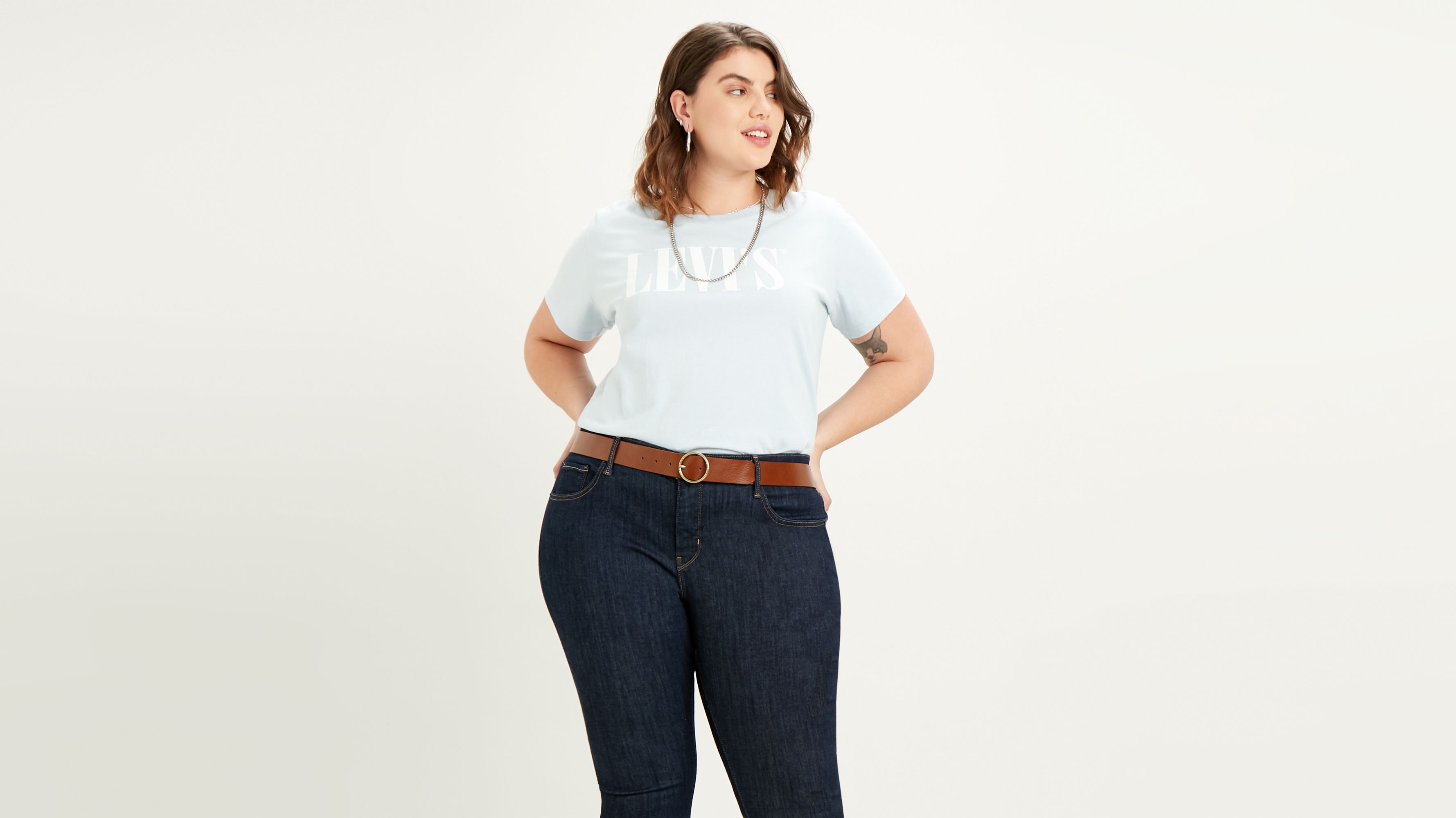 plus size black levi jeans