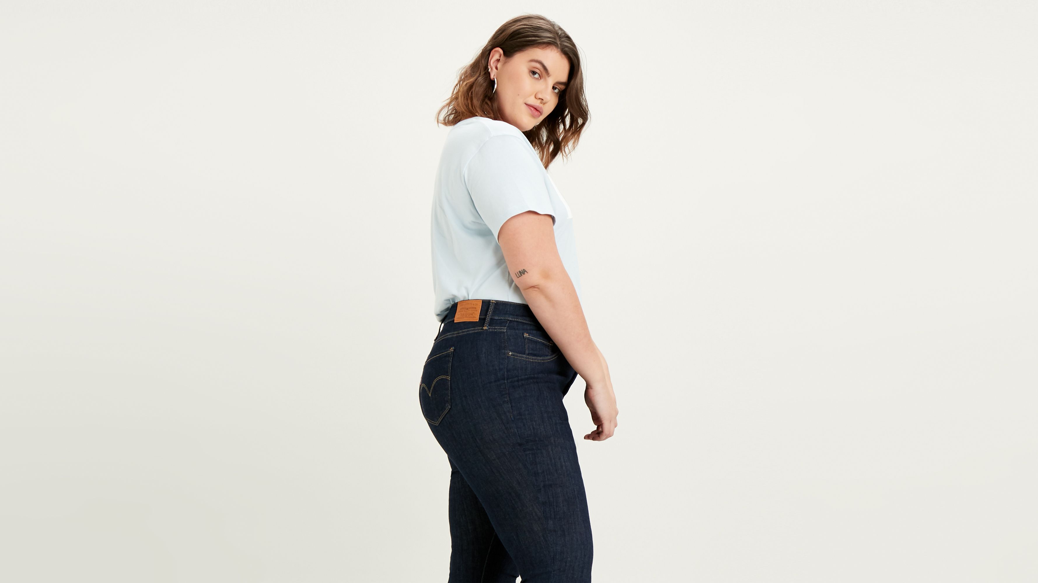 levi's women's plus size 310 shaping super skinny jeans