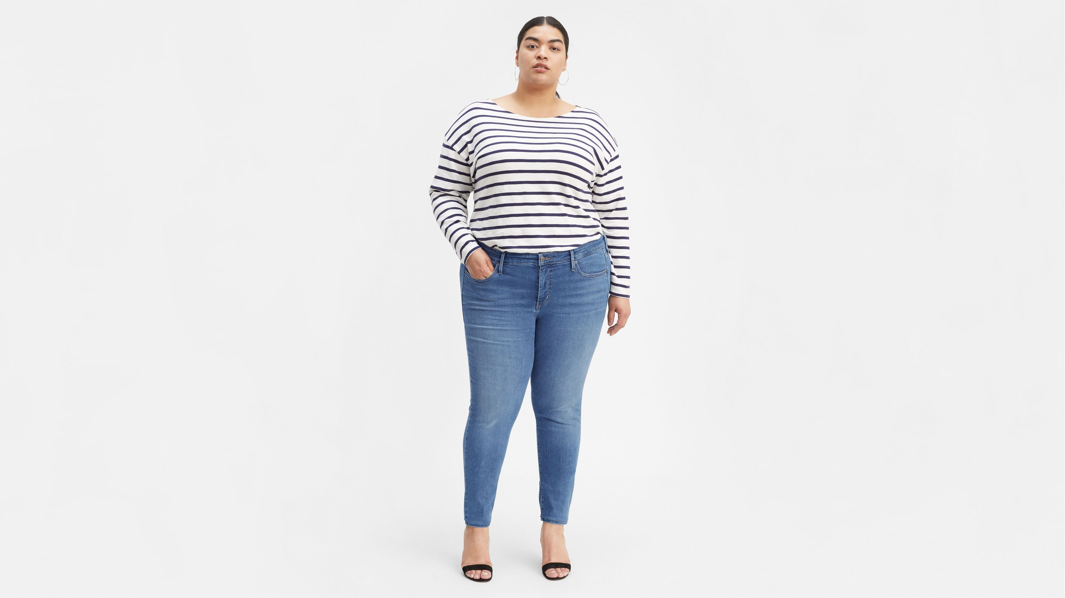 levi's women's plus size 310 shaping super skinny jeans