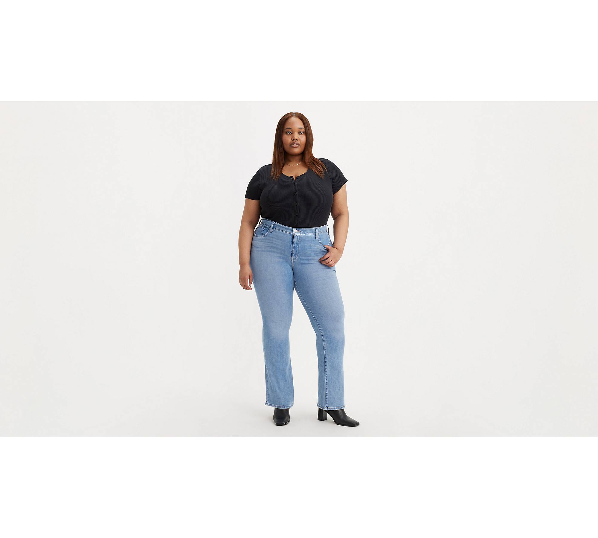 315 Shaping Bootcut Women's Jeans (plus Size) - Medium Wash