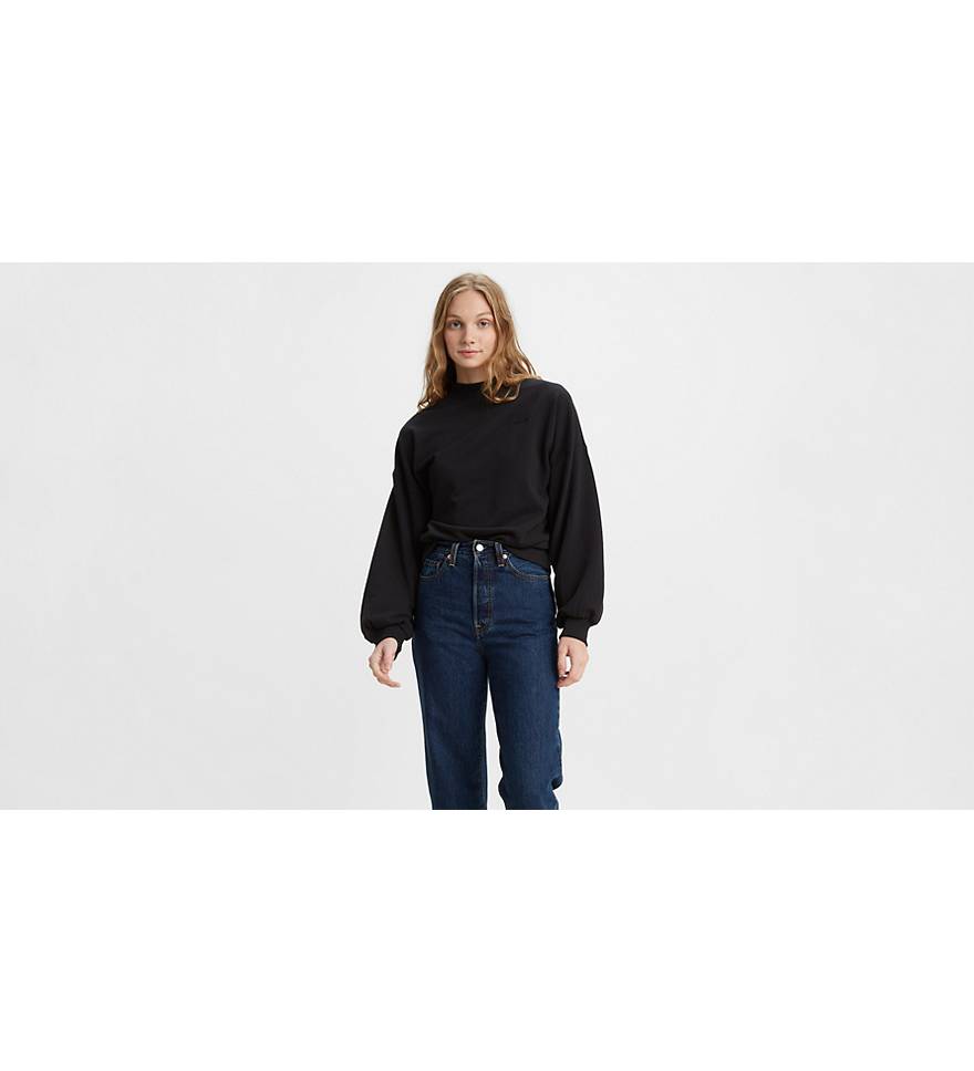 Nina Crewneck Sweatshirt - Black | Levi's® US