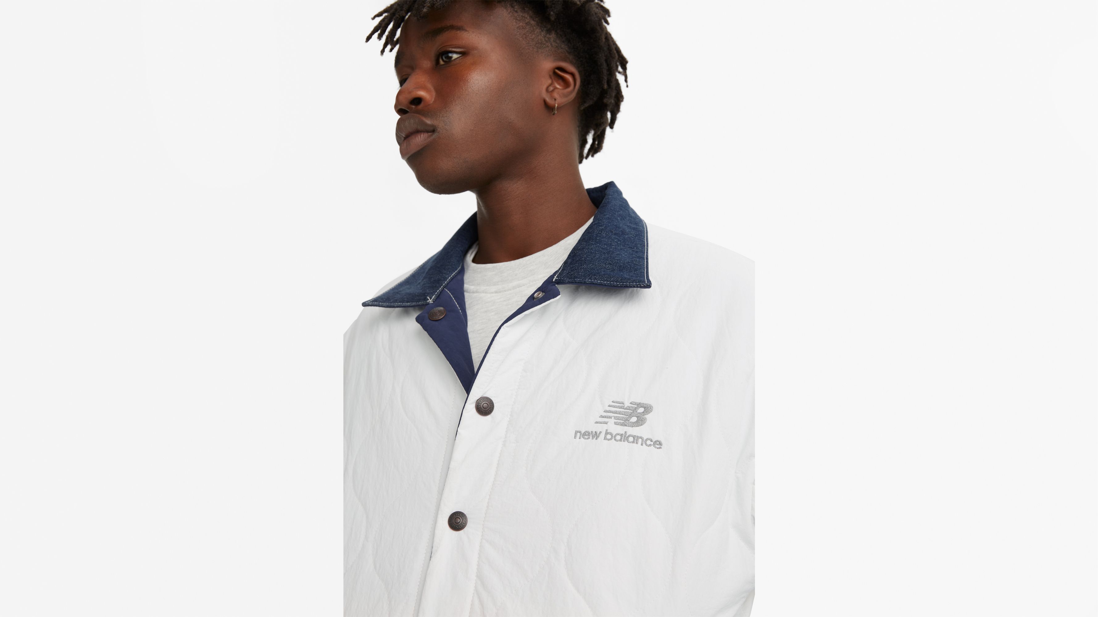 Levi's® X New Balance Reversible Trucker Jacket - Medium Wash