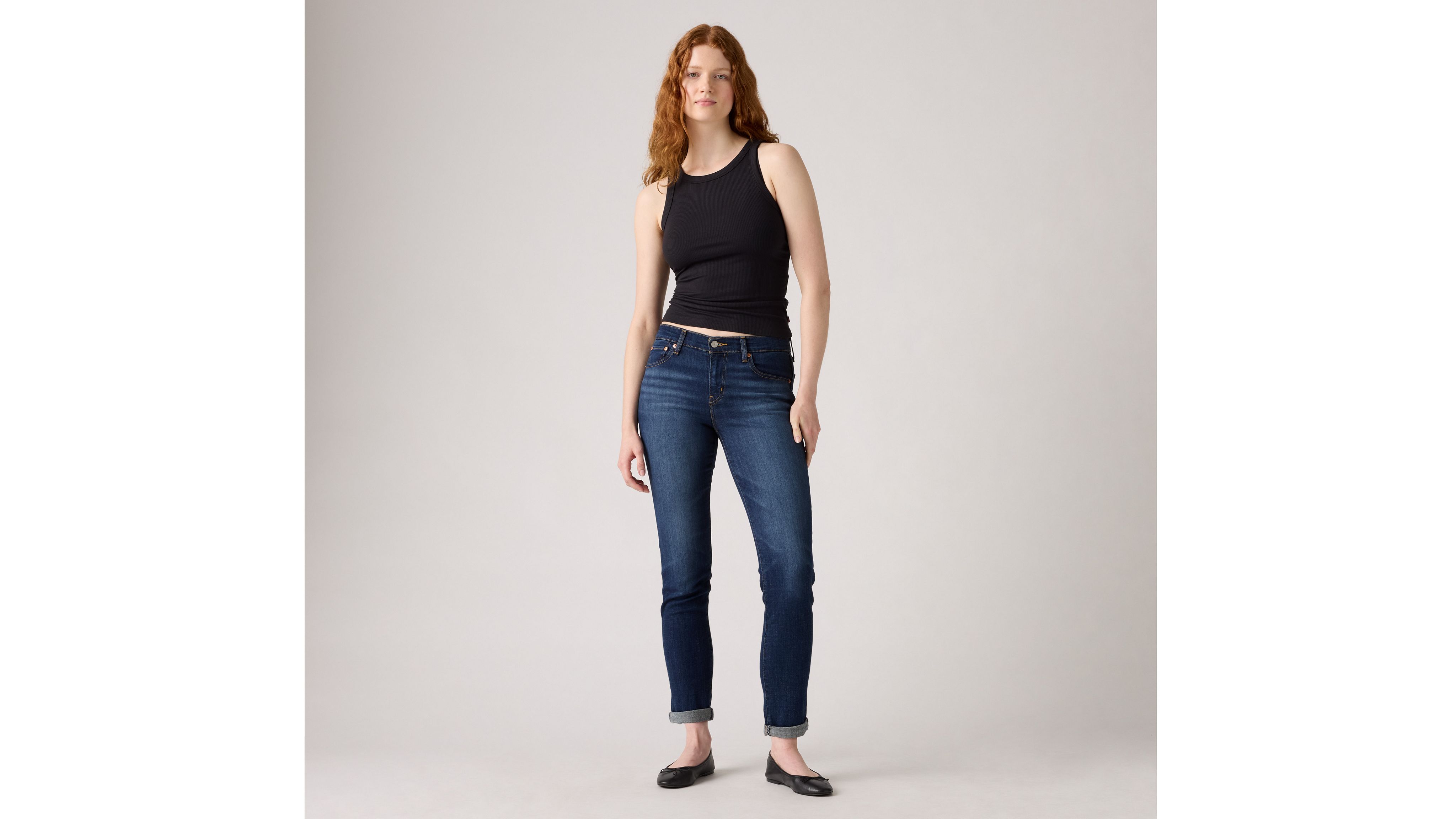 Boyfriend Mid Rise Women's Jeans - Dark Wash | Levi's® US