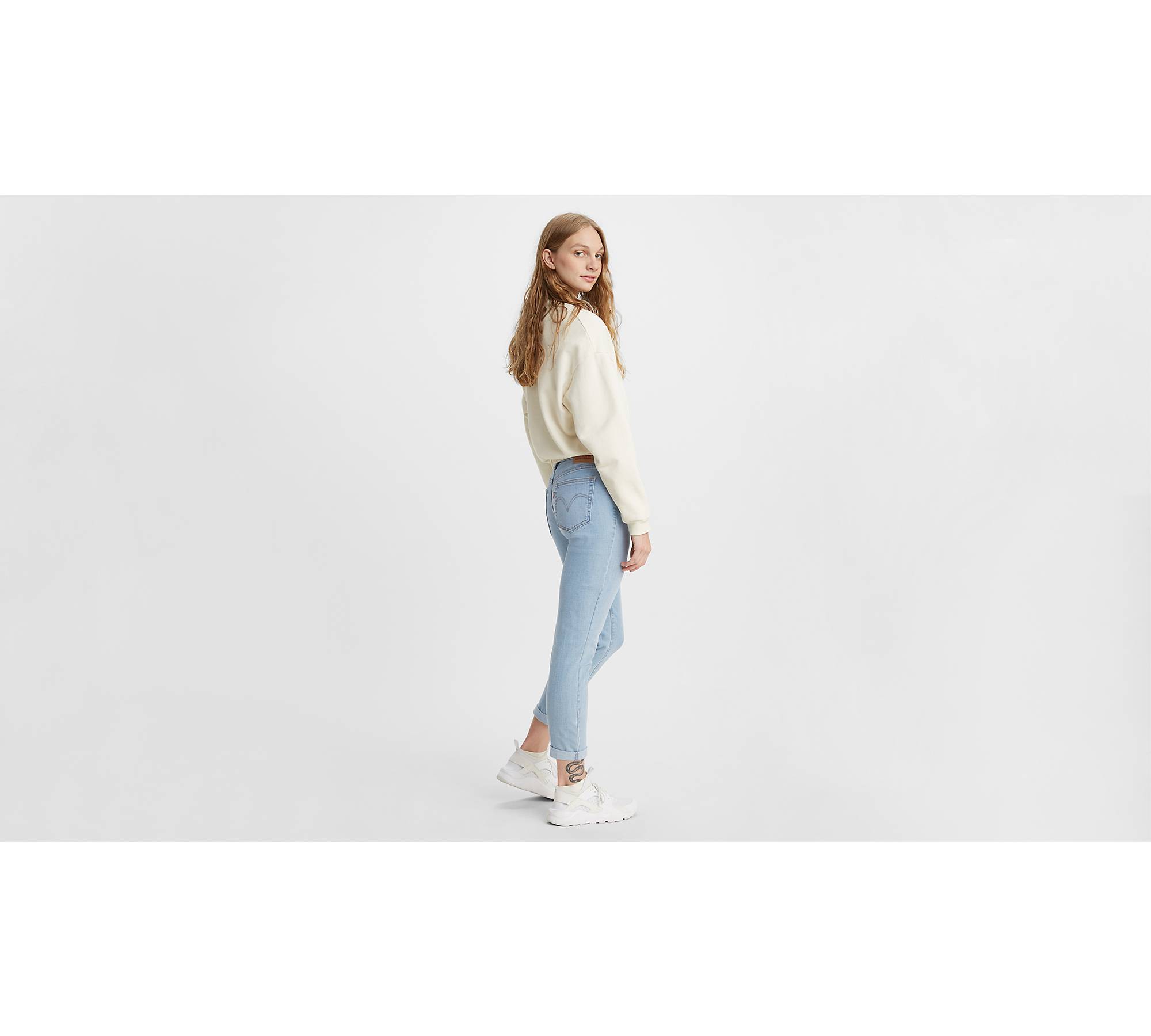 Boyfriend Mid Rise Women's Jeans - Light Wash | Levi's® US