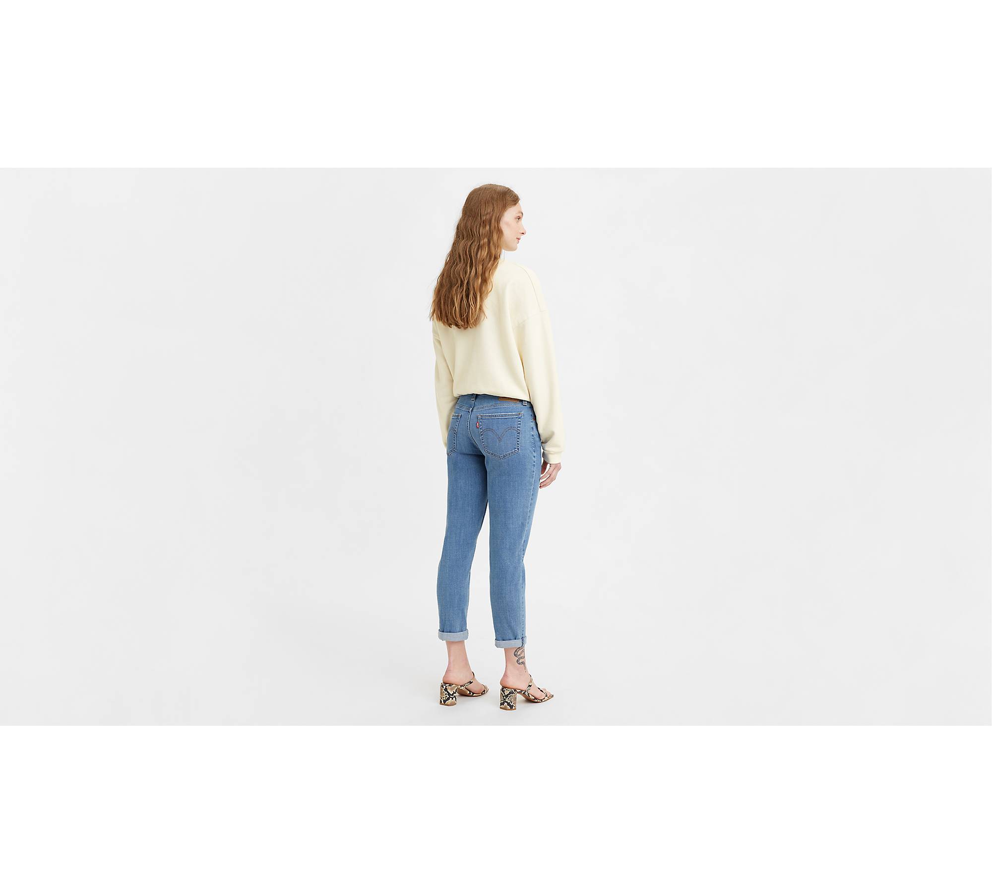 september Fortryd guide Boyfriend Mid Rise Women's Jeans - Medium Wash | Levi's® US