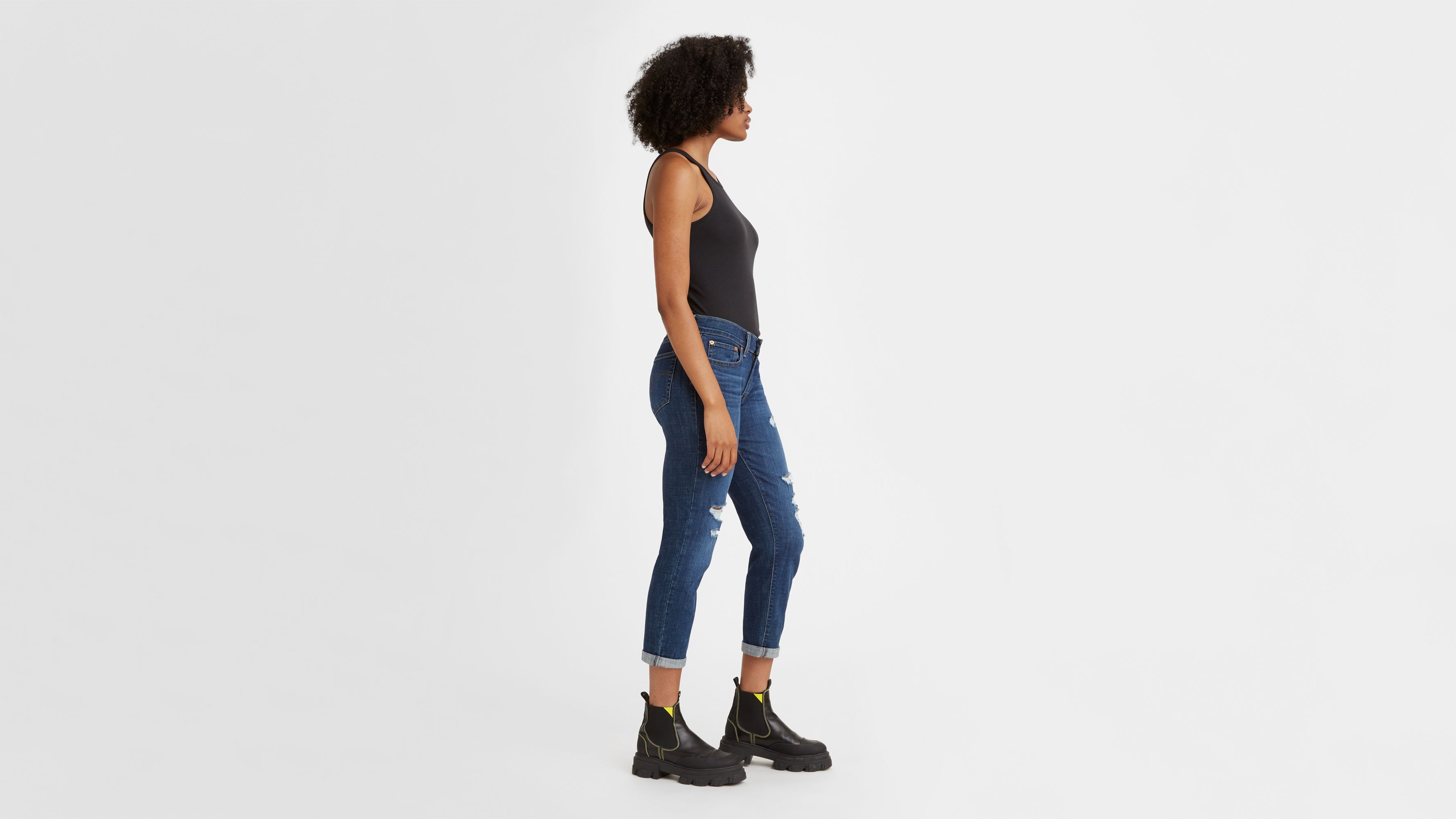 Boyfriend Mid Rise Women's Jeans 2